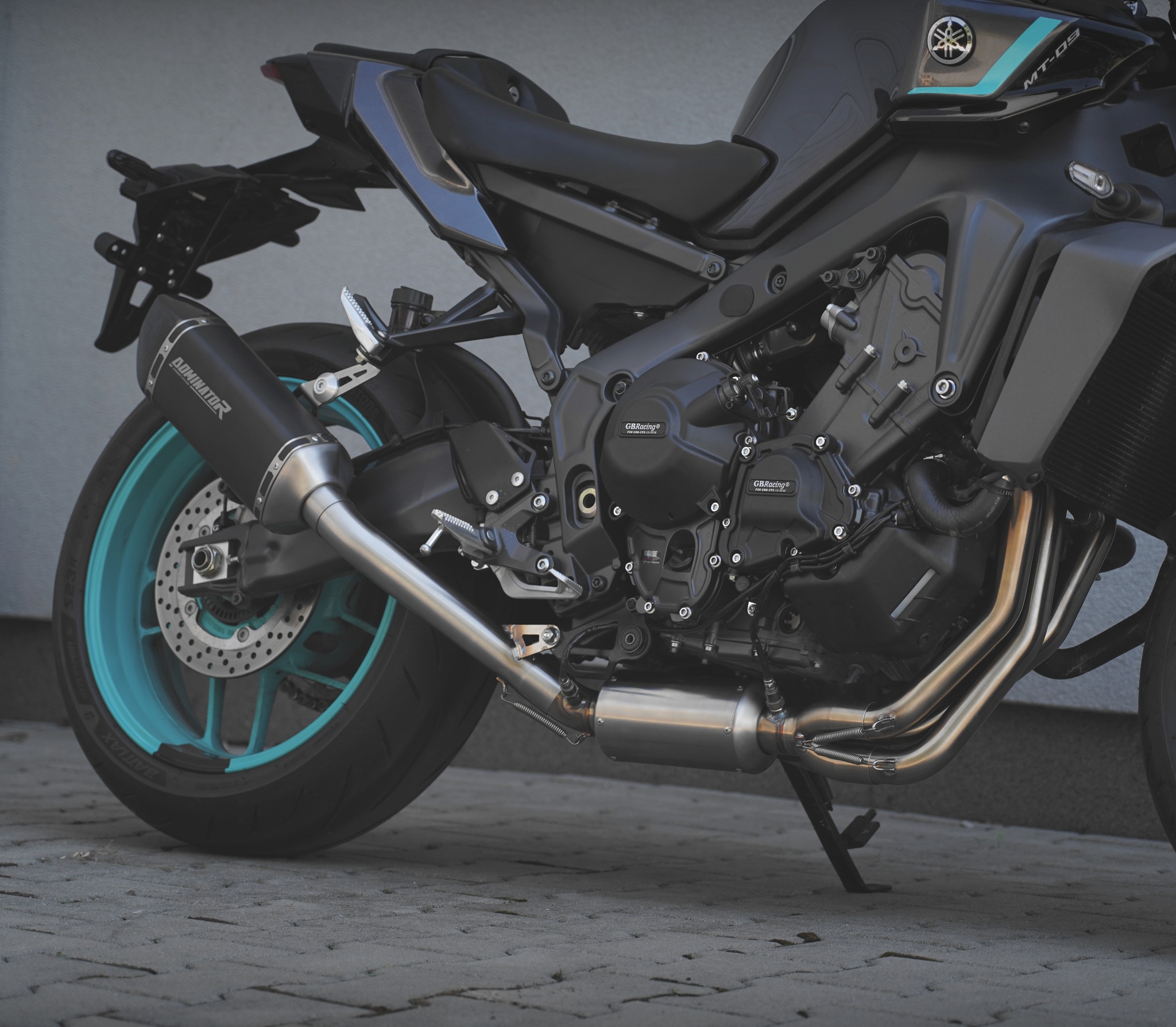 2024 MT-09 with Dominator GP3 exhaust 💯🔥 #dominatorexhaust