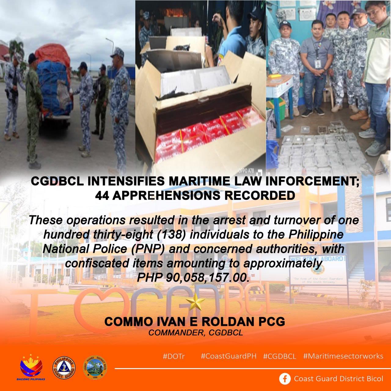 Coast - 𝐂𝐆𝐃𝐁𝐂𝐋 𝐈𝐍𝐓𝐄𝐍𝐒𝐈𝐅𝐈𝐄𝐒 𝐌𝐀𝐑𝐈𝐓𝐈𝐌𝐄 𝐋𝐀𝐖 𝐄𝐍𝐅𝐎𝐑𝐂𝐄𝐌𝐄𝐍𝐓; 𝟒𝟒 𝐀𝐏𝐏𝐑𝐄𝐇𝐄𝐍𝐒𝐈𝐎𝐍𝐒 ...