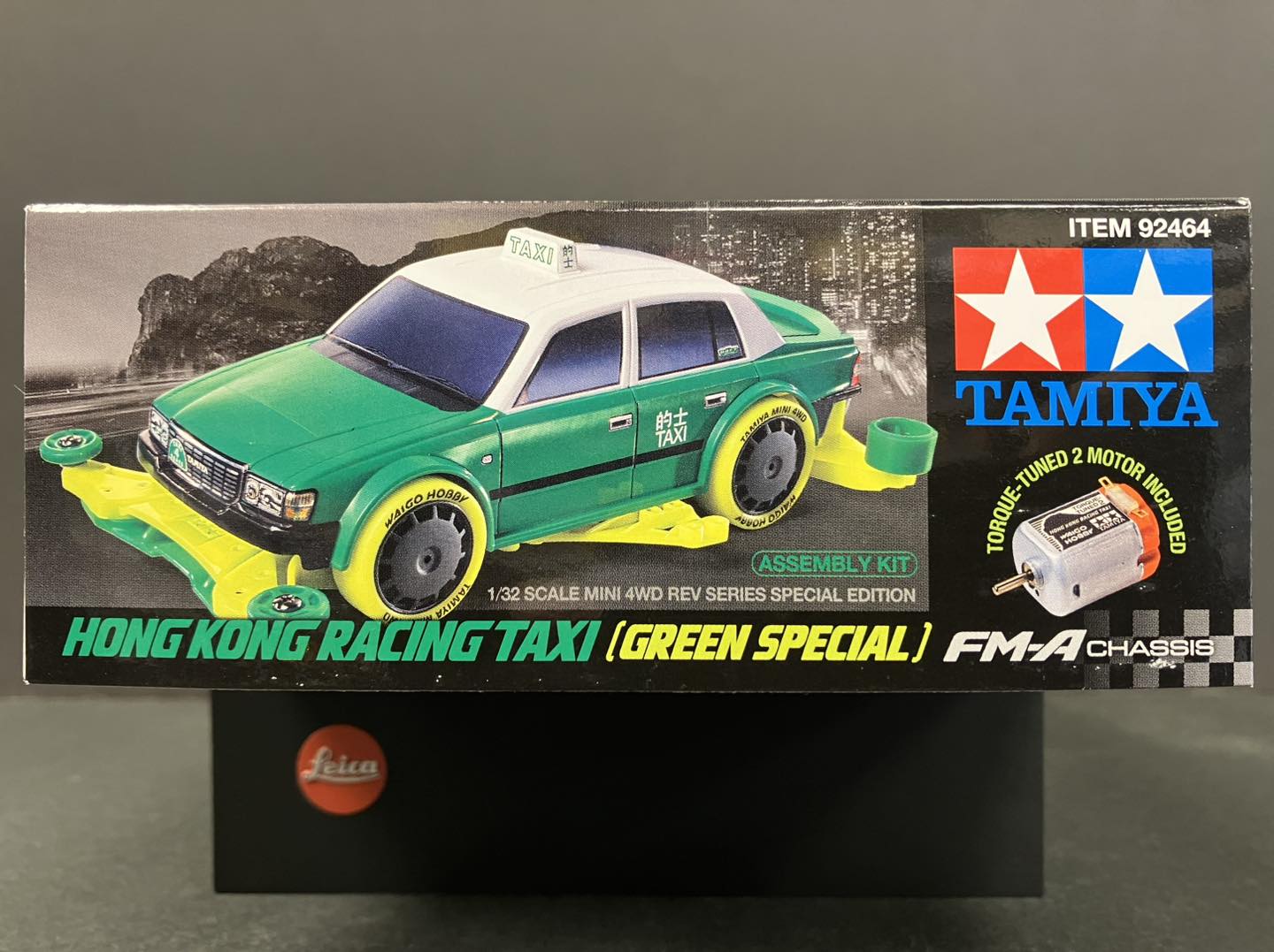 1/32 Scale Mini 4WD Hong Kong Racing Taxi [Green Special] (FM-A