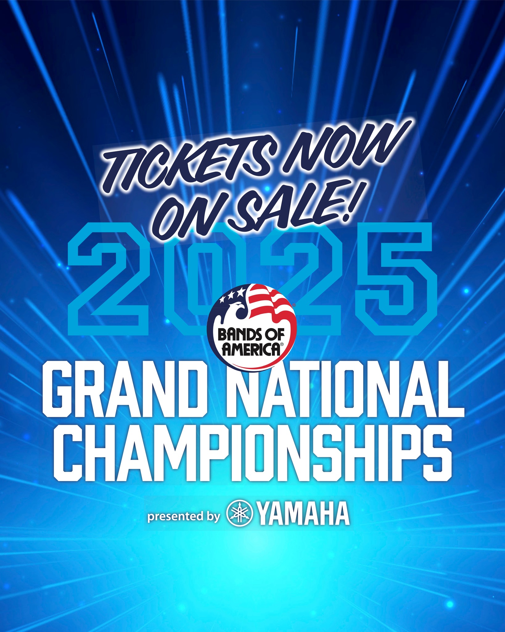 🎟️ Tickets are now on sale for the 2025 Bands of America Grand