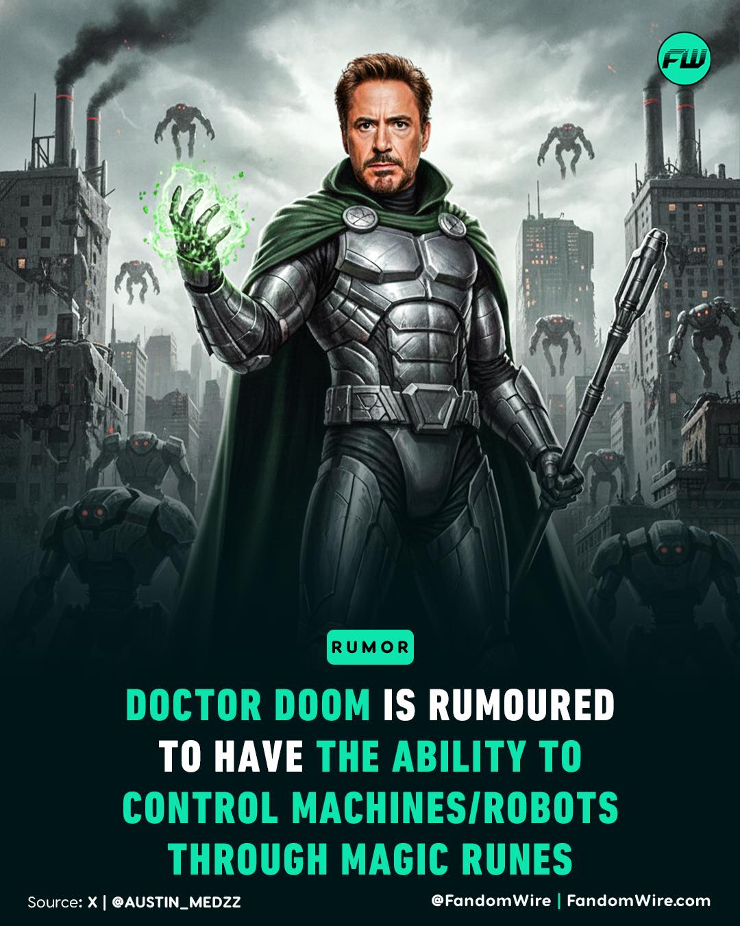 FandomWire - Doctor Doom is rumoured to have the ability... | Facebook