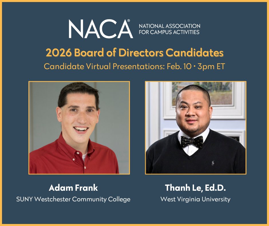 NACA - National Association for Campus Activities | Columbia SC