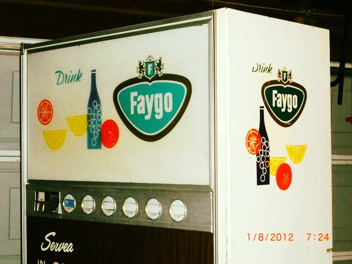 Epyon - Retro Faygo vending machine. EpyonRoyal.com #DetroitMichigan #