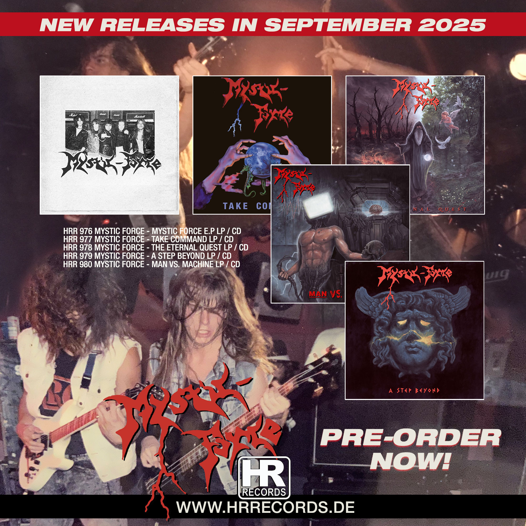 MYSTIC-FORCE - The Eternal Quest (HRR 978) LP / CD Out now! Order