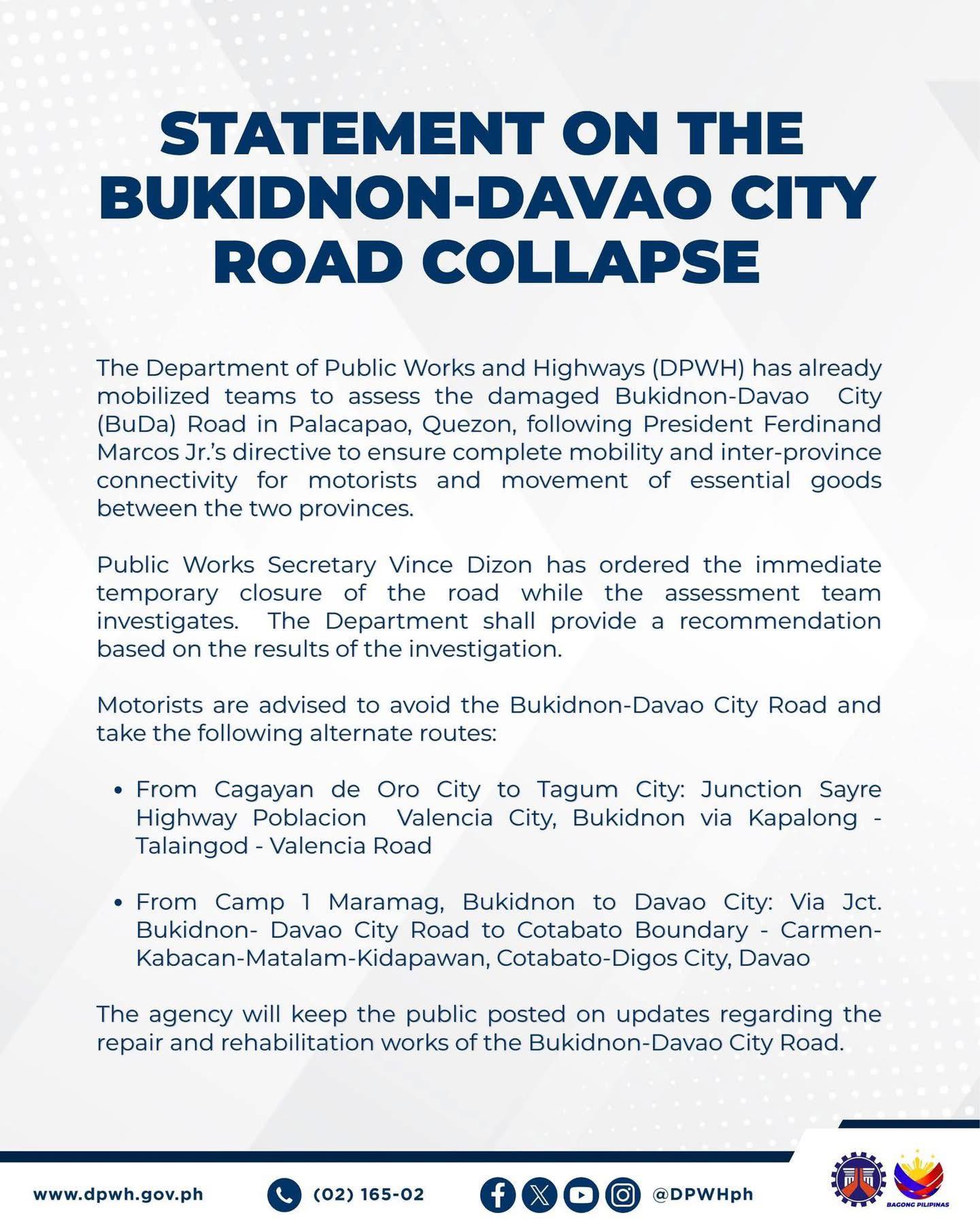 RPN - 10/19/2025 | BASAHA: STATEMENT SA DPWH KABAHIN SA TEMPORARYO NGA ...