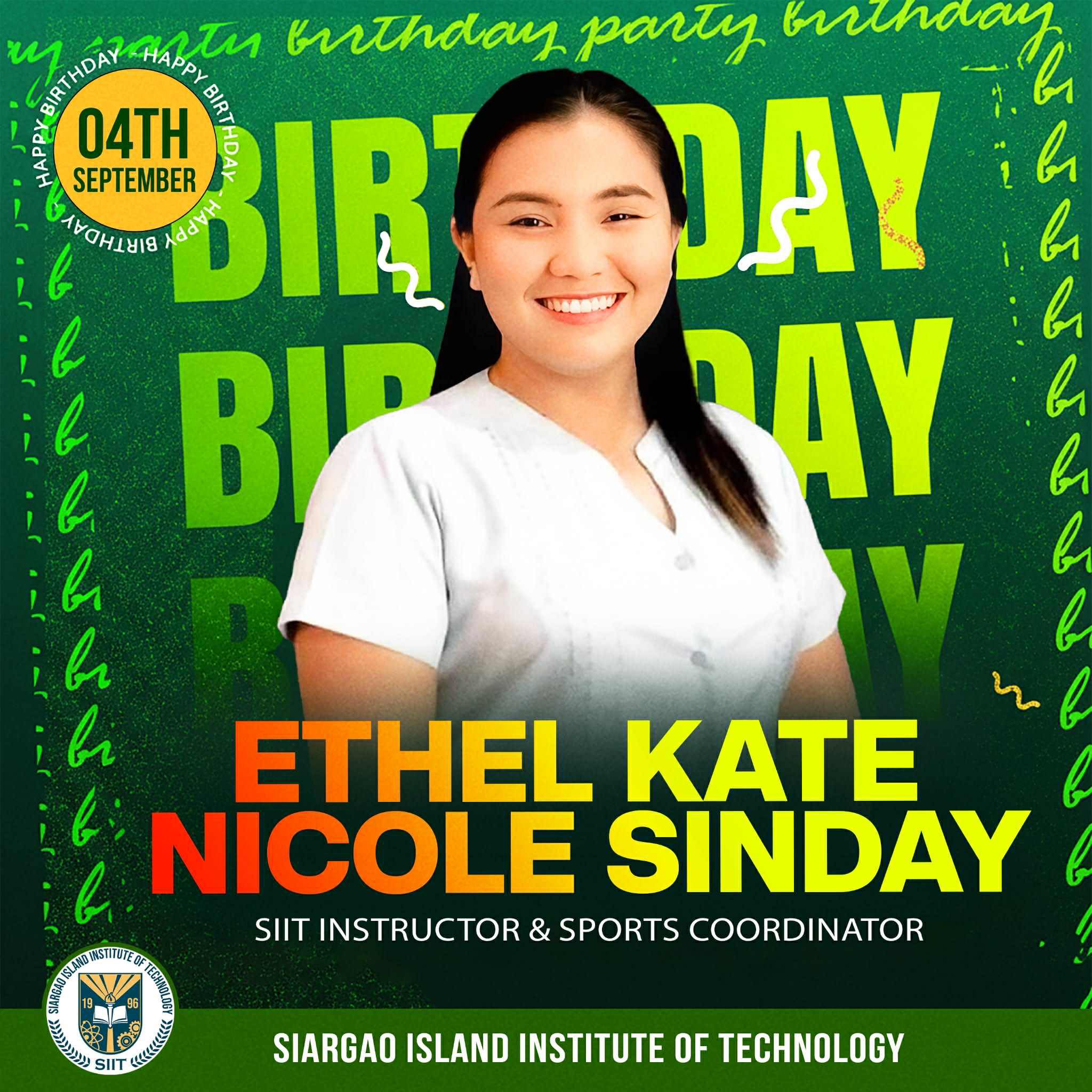 Happy Birthday,... - Siargao Island Institute of Technology | Facebook