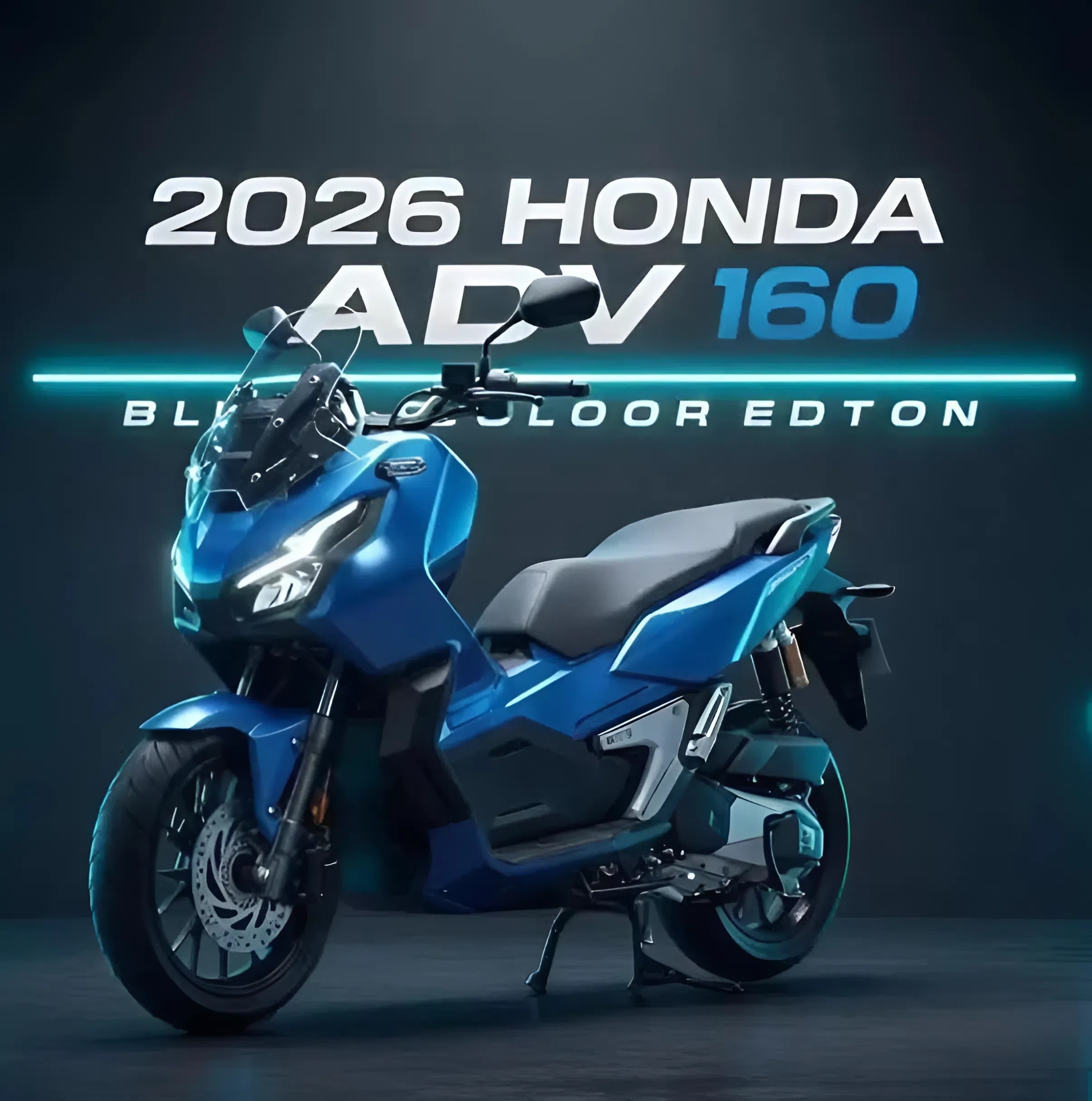 RJ - 2026 Honda ADV 260 Adventure Scooter Blue Whale Color Variation 💙💙 ...