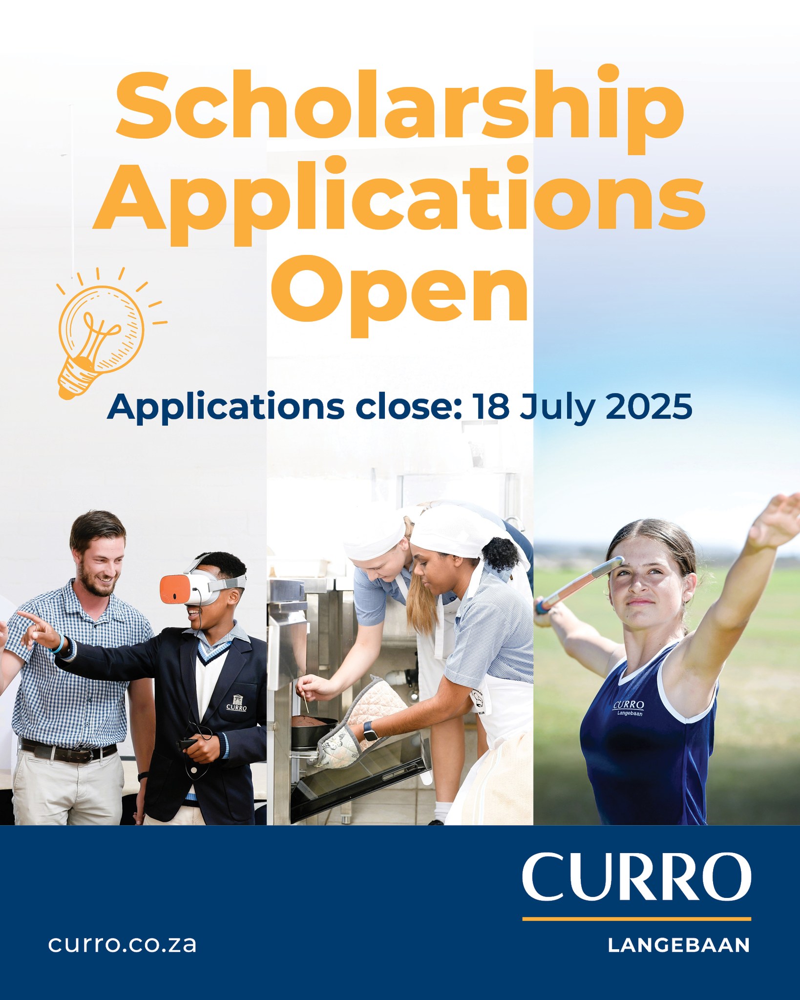 Curro - 2026 GRADE 8 HIGH SCHOOL SCHOLARSHIP APPLICATIONS ARE NOW OPEN ...