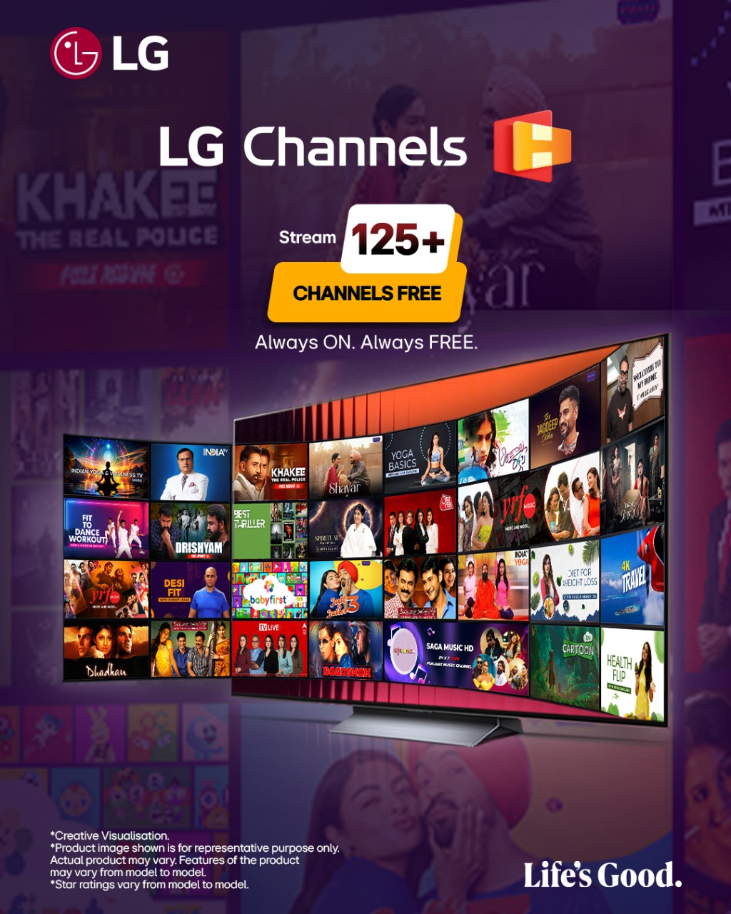 LG - Step into a whole new world of entertainment with LG Channels! 125 ...