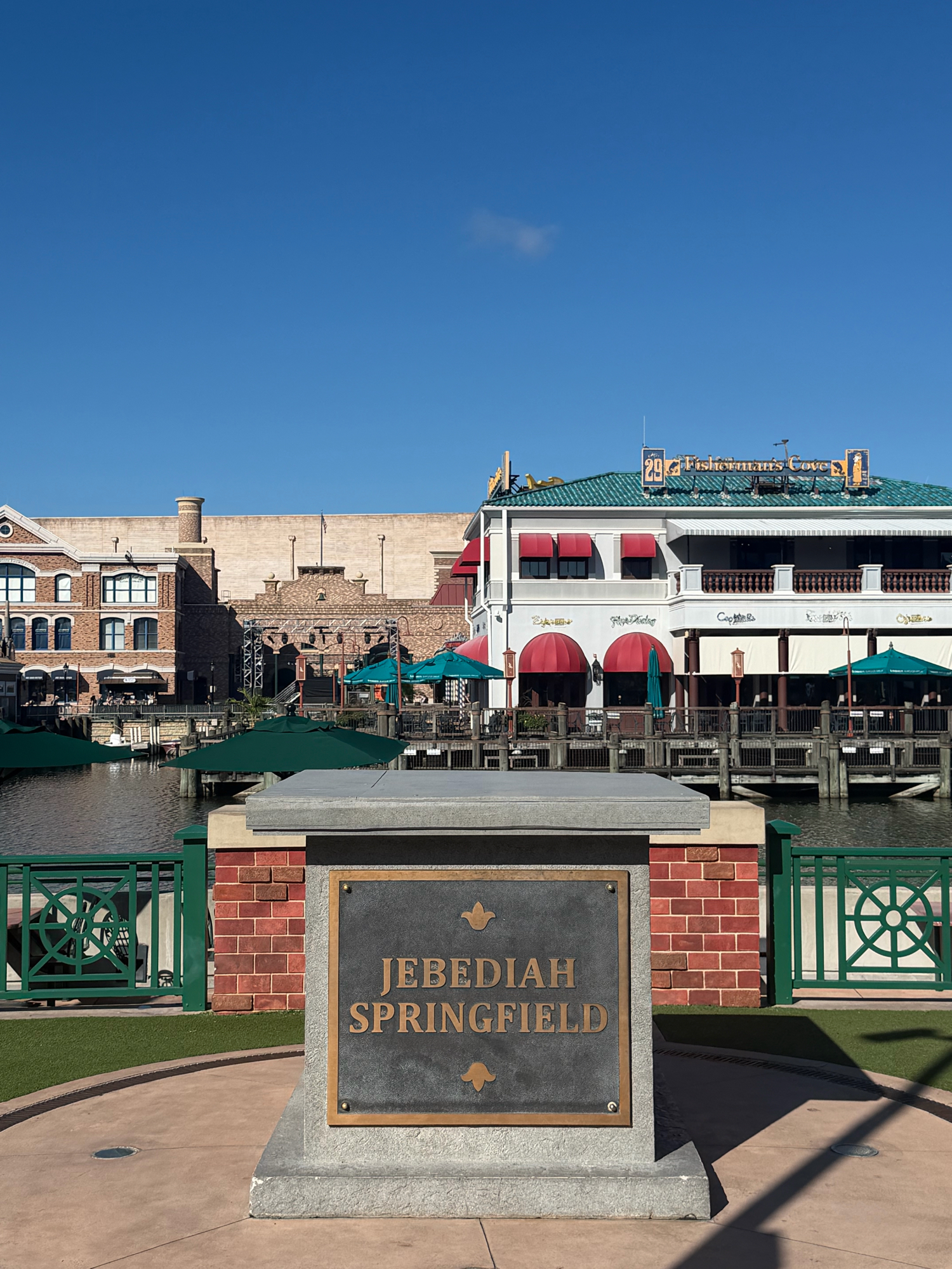 Jebediah Springfield’s Statue is... - Inside Universal | Facebook
