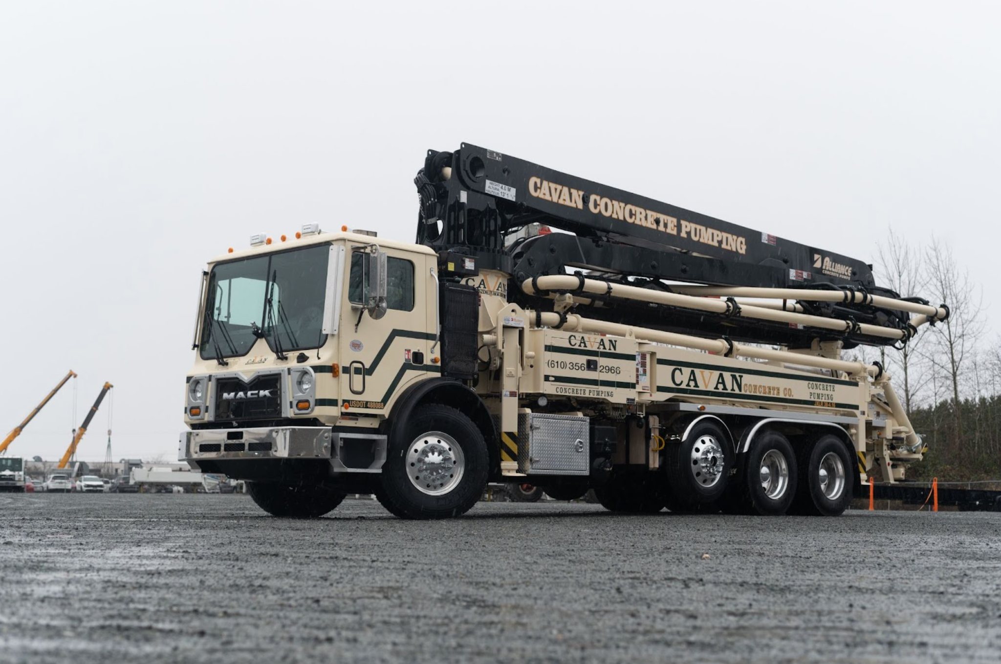 Cavan Concrete Pumping | JXLR 38m | Mack TerraPro