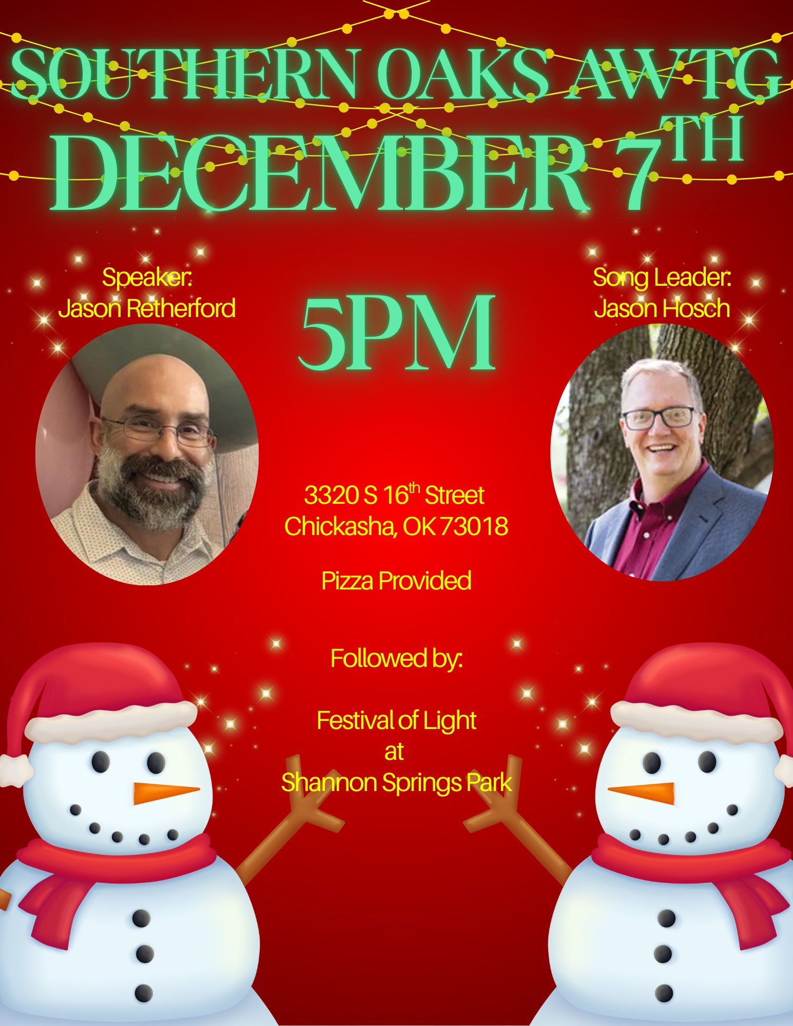 Southern - 🎄 ️ Join us for the Southern Oaks AWTG! ️🎄 We’re excited to ...