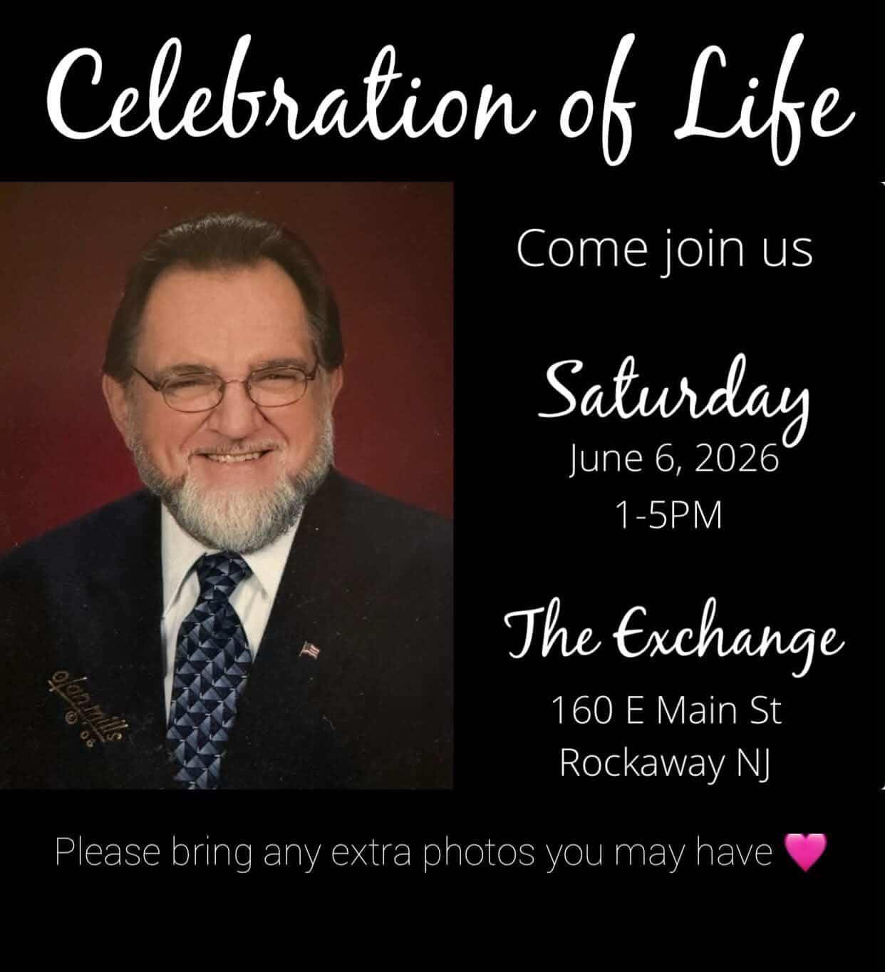 Celebration of life for Warren Larson at The Exchange
