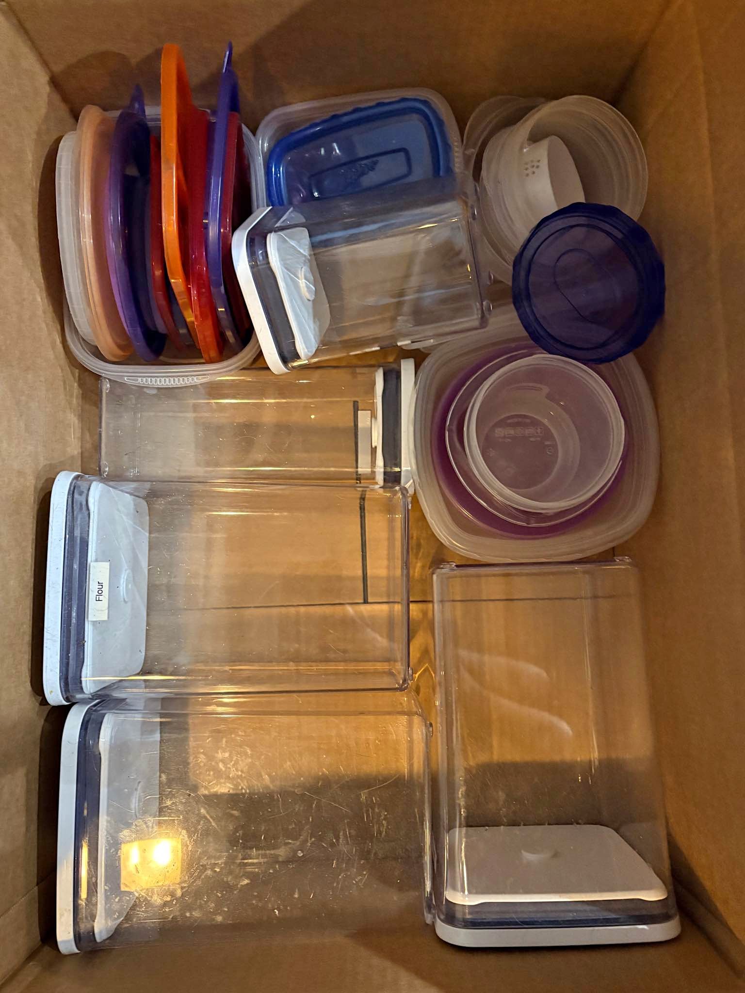 Plastic storage containers, assorted - Storage Bins & Baskets - Nutley ...
