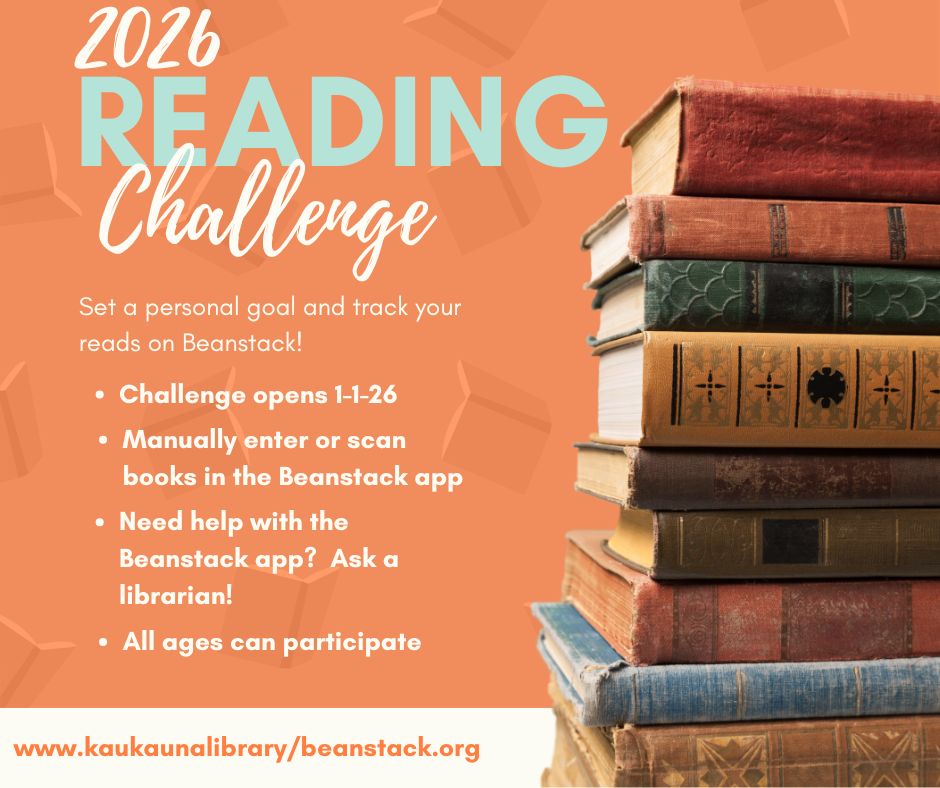 Kaukauna - Start 2026 with a reading goal! Then head over to the ...