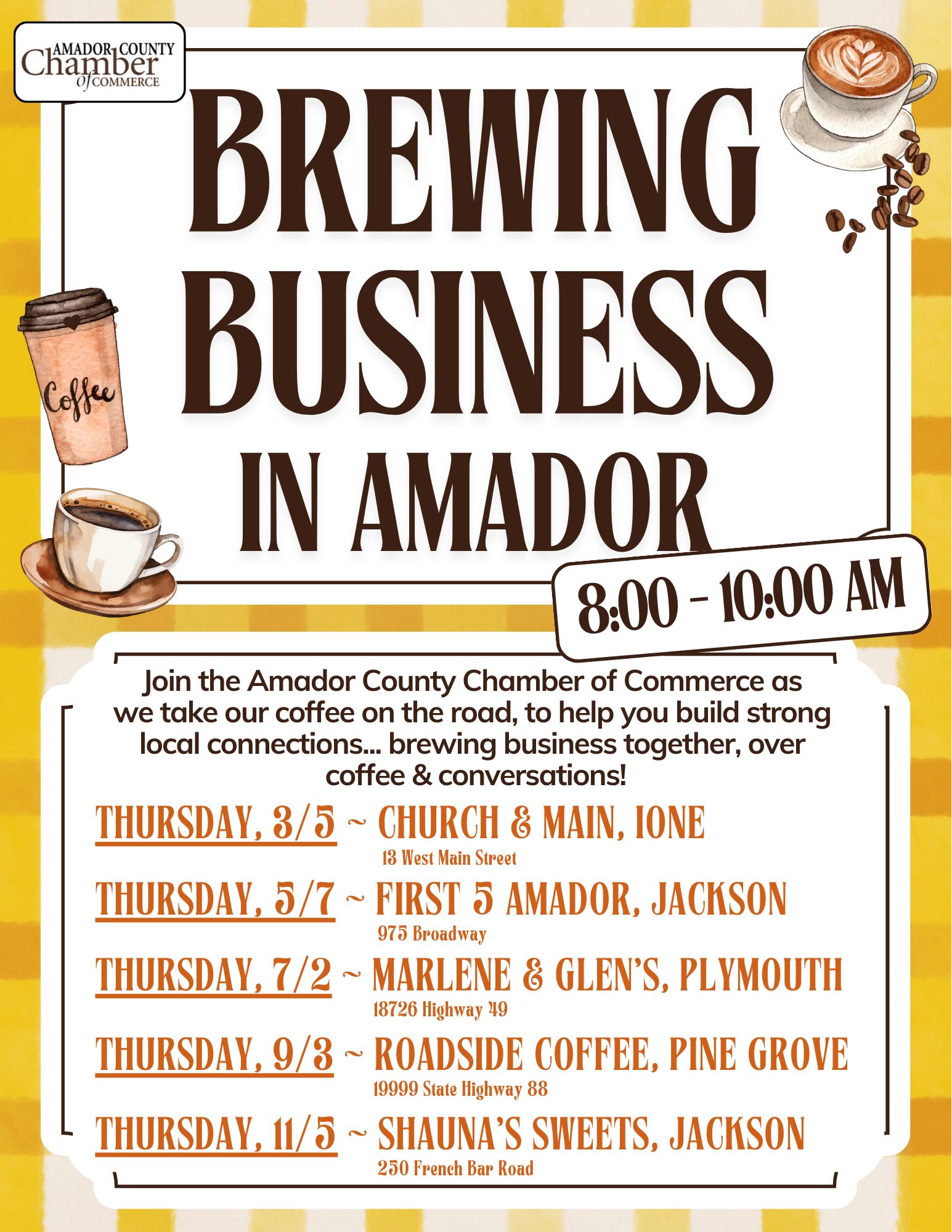 We've been brewing... - Amador County Chamber of Commerce | Facebook