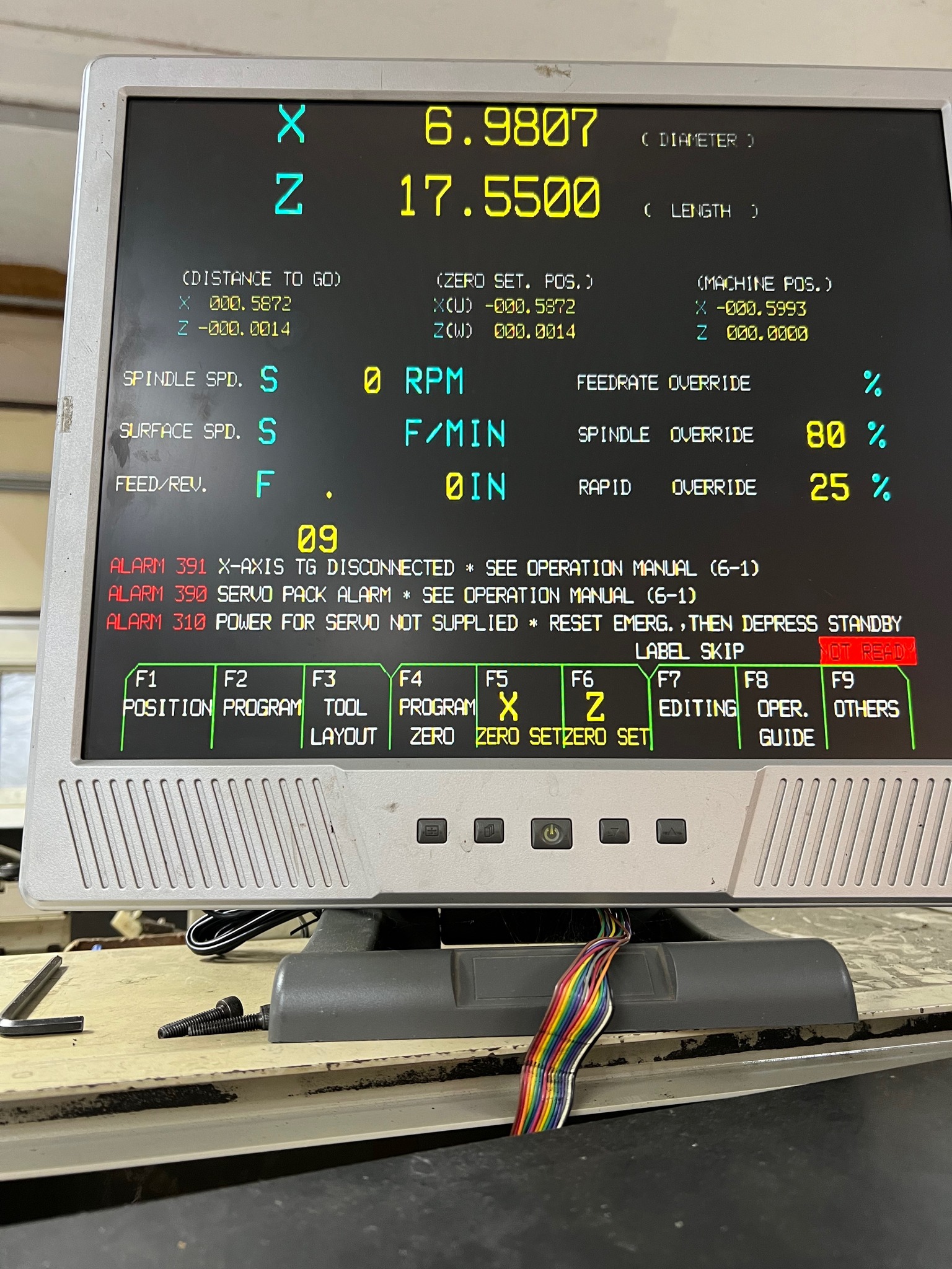 Any help with alarm ? Hitachi Seiki Hitec turn 20