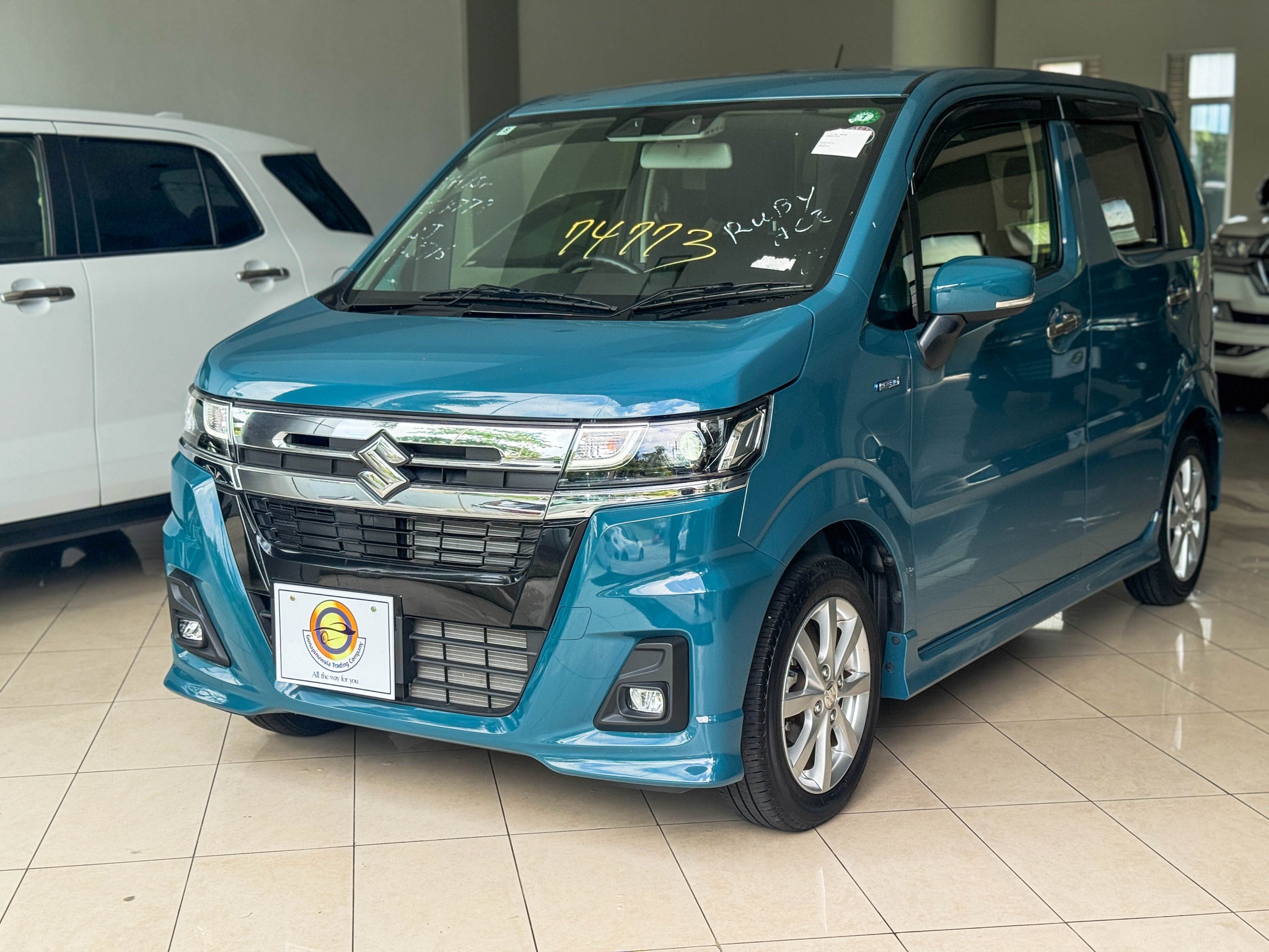 Suzuki WagonR Custom ZX ⭕ 2024 ⭕ 6000 Km ⭕ Blue ⭕ Alloy Wheels