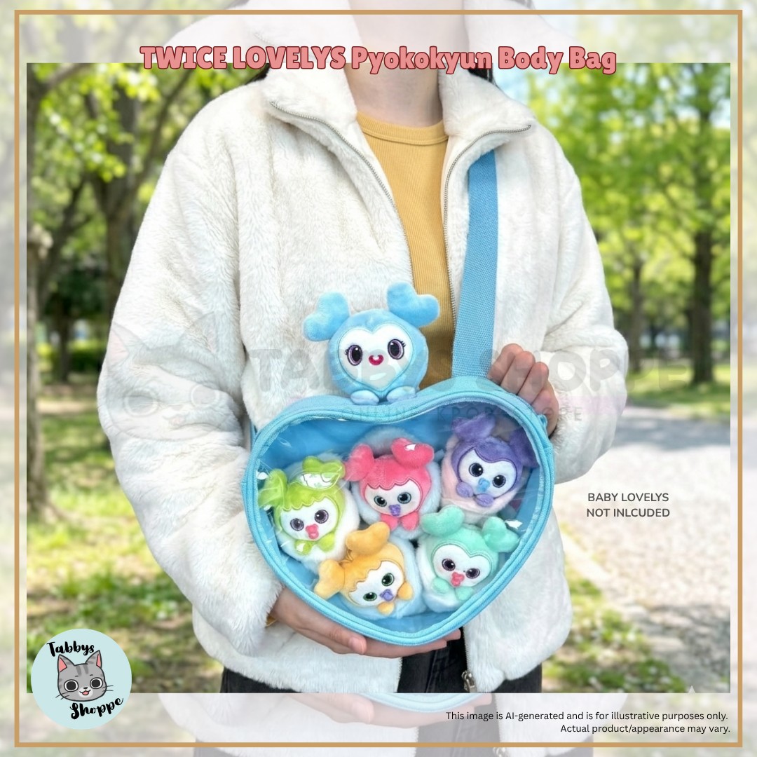 🍭TWICE LOVELYS Plushie Pasabuy 🎁TWICE Lovelys Pyokokyun Body Bag