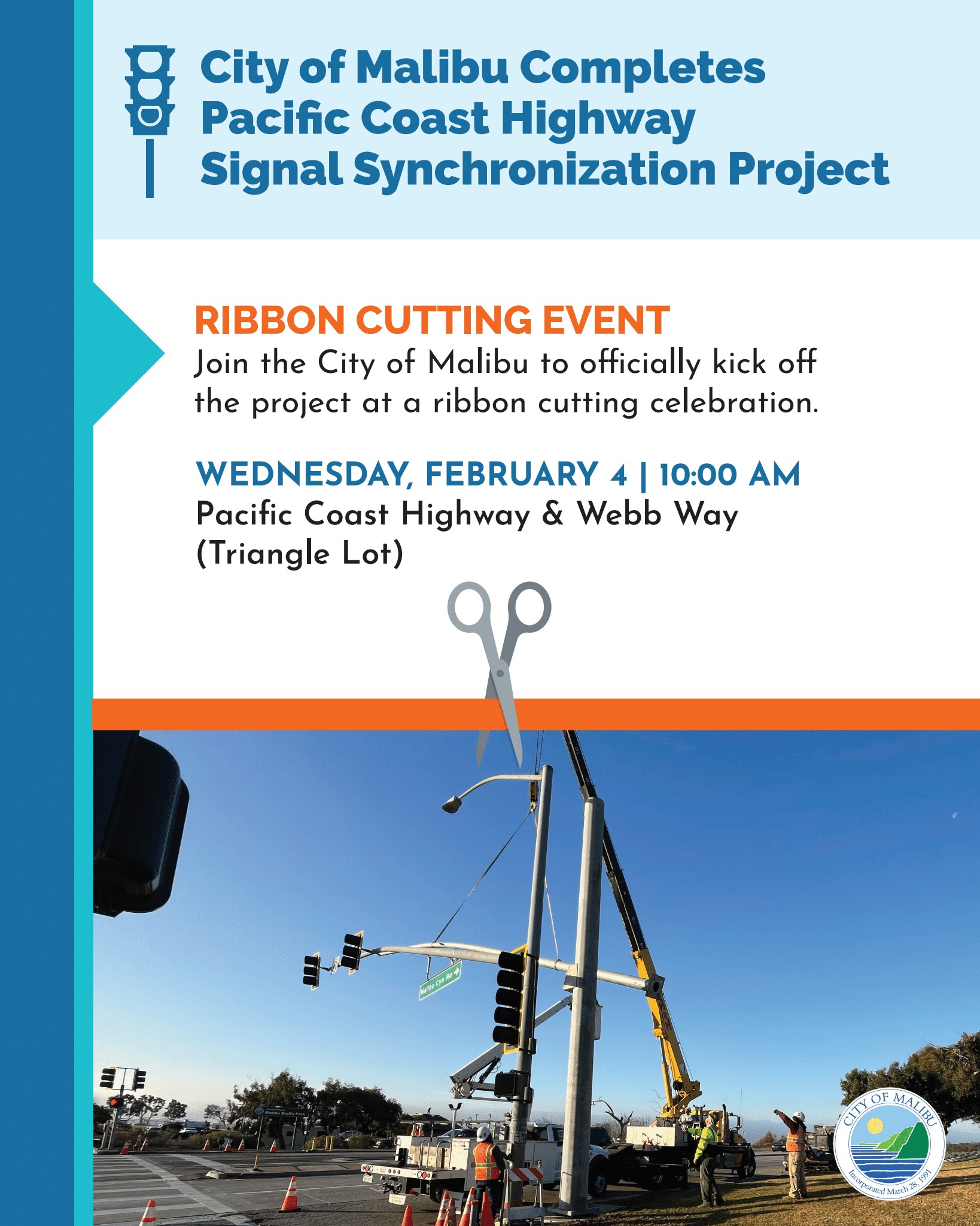 🚦 PCH Goes Smart! 🚦 The... - City of Malibu - Government | Facebook