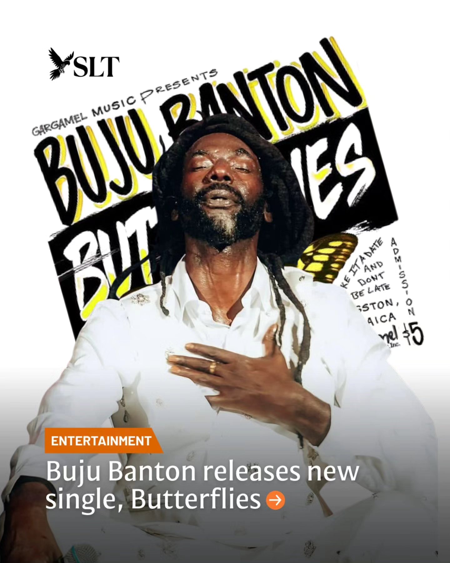 Buju Banton has released 'Butterflies', a track that blends