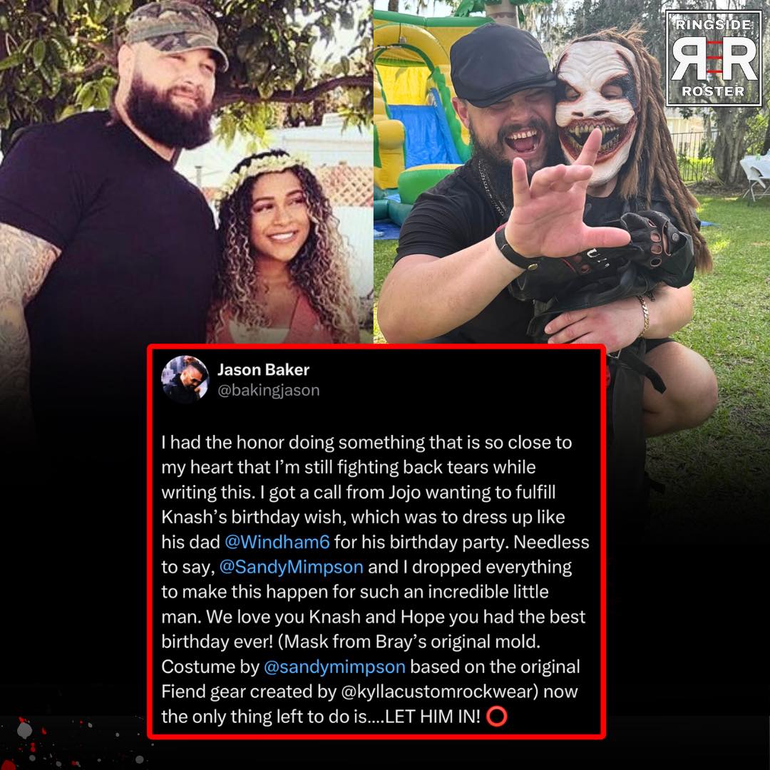 The Ringside - Bray Wyatt’s son wanted to dress like him for his ...