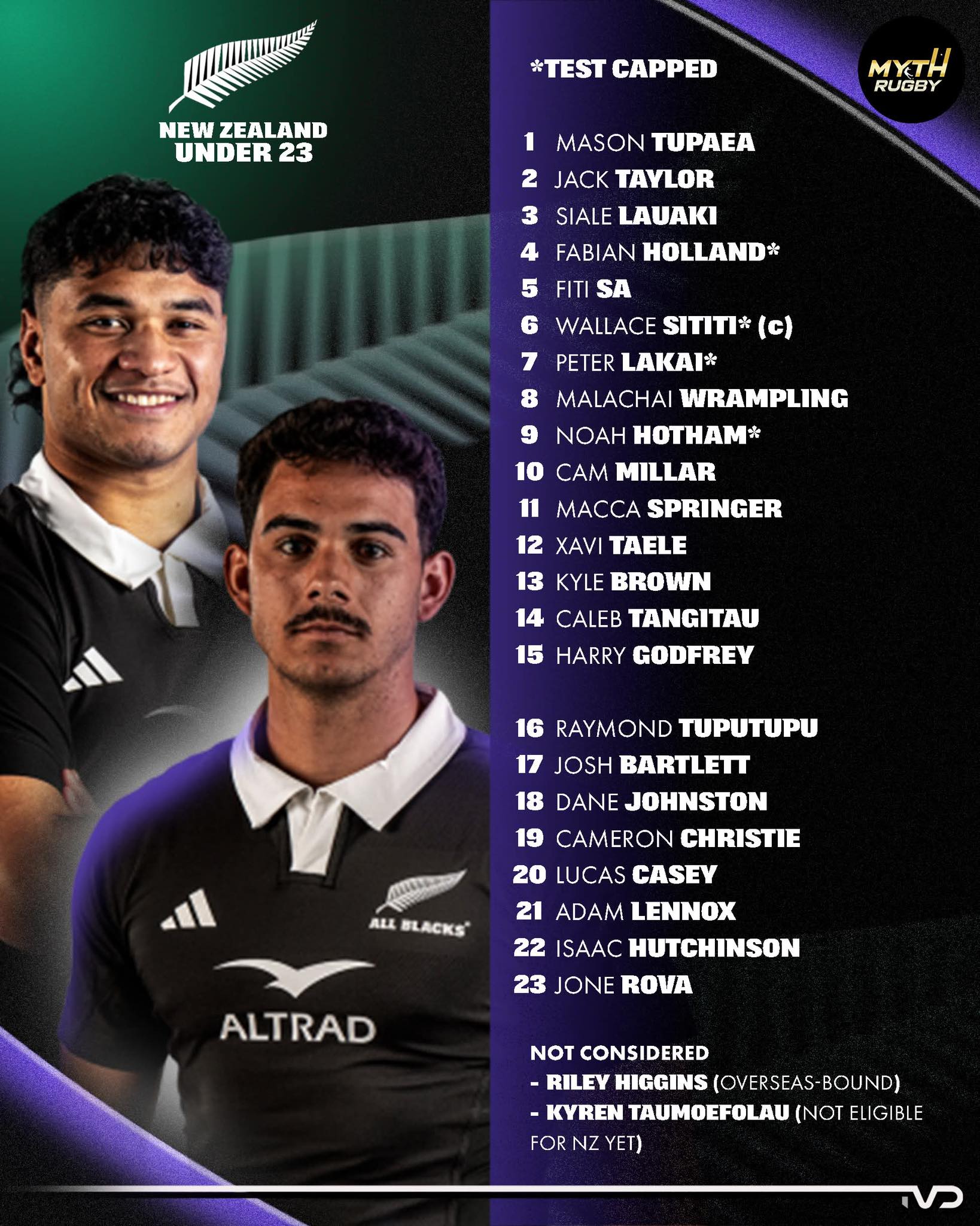 On Saturday night, Kyle Preston became All Black #1231 as he took 