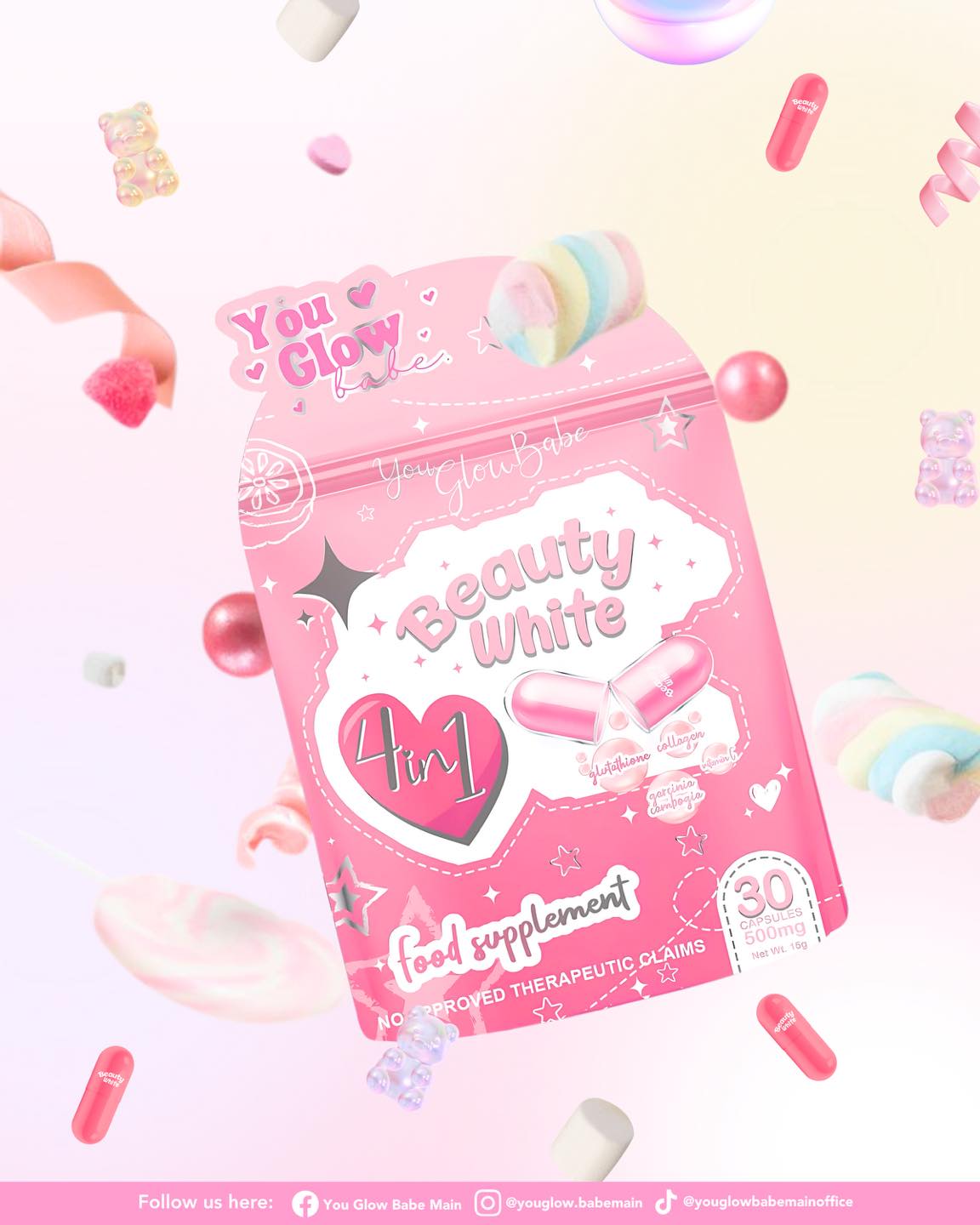 beauty white glutathione Need a boost from within? 🤔 Beauty Capsule is your daily dose of glow, formulated to brighten skin, even out skintone, and support overall wellness. Achieve real results with consistent Dosing/reconstituting : r/Retatrutide glutathione-film Format:10ml
