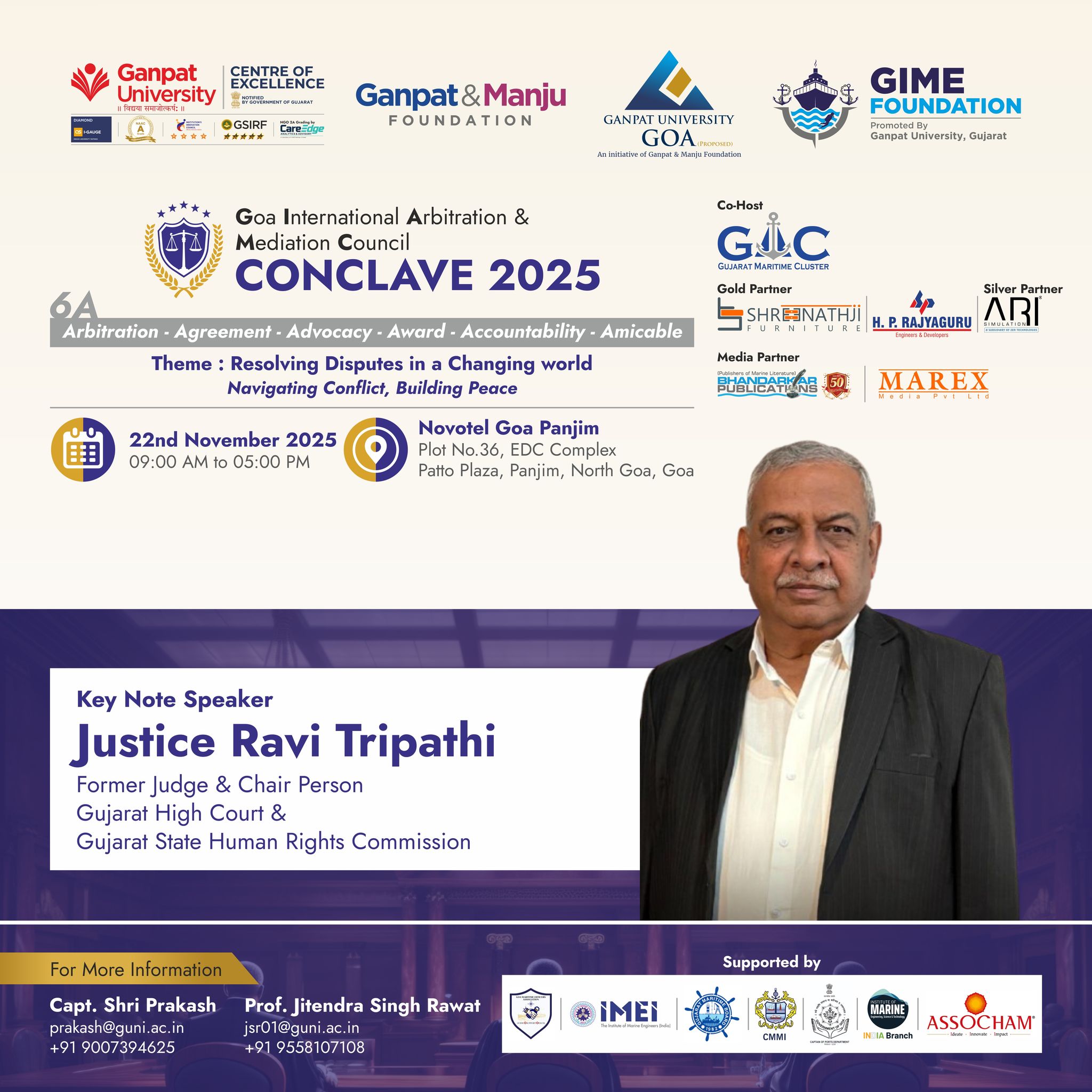 Ganpat - 🌟 Honoured to Welcome Justice Ravikumar Rameshwardayal ...