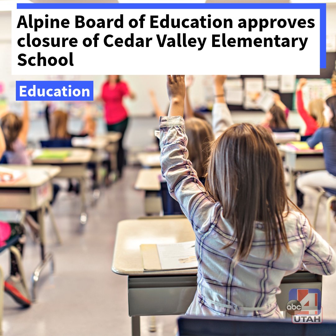 ABC4 - The Alpine School District Board of Education has approved the ...