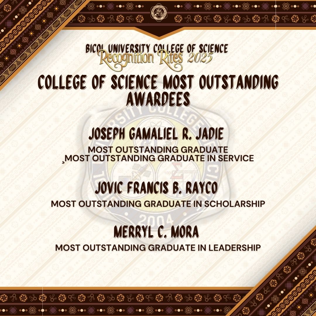 Bicol University College of Science - College Student Council added a ...