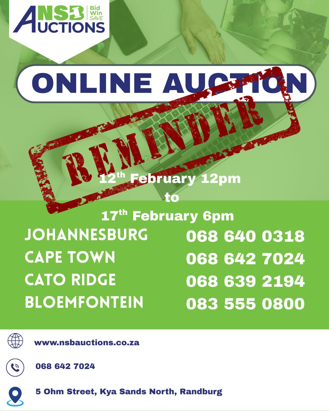 NSB Auctions - Cato Ridge