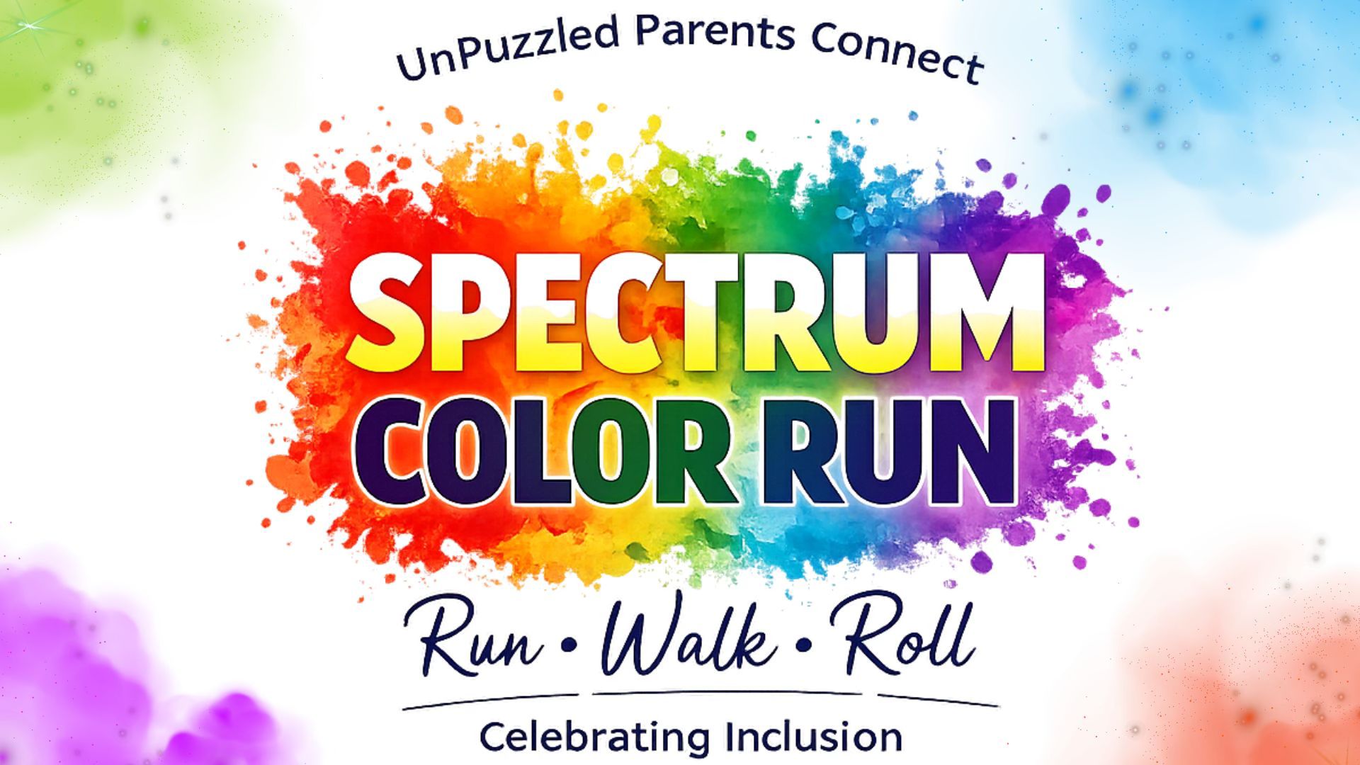 Spectrum of Color Run, Walk or Roll for Inclusion
