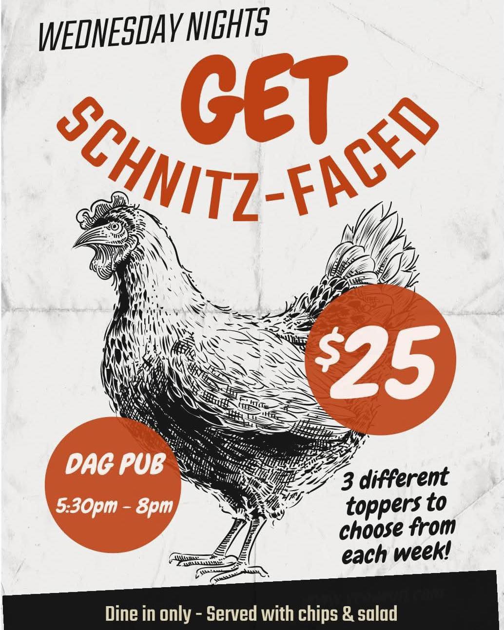 Dag Pub - 🐓 Wednesday’s best served golden, cheesy and... | Facebook