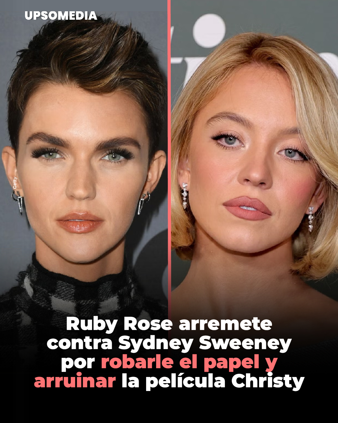 íconos - Ruby Rose explotó contra Sydney Sweeney y la película Christy ...