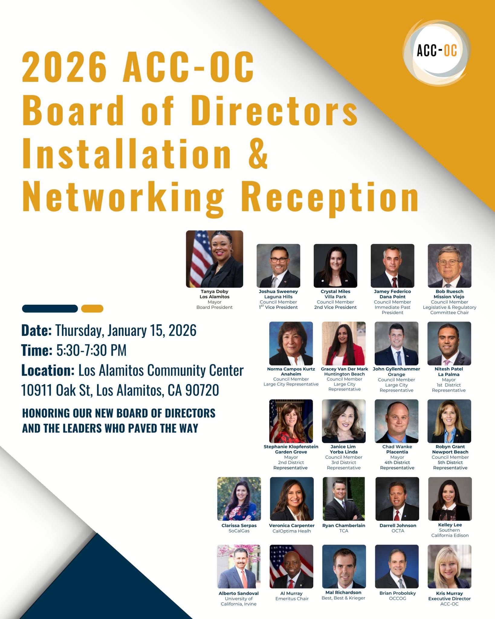 Association - ACC-OC invites you to join us for the 2026 Board of ...
