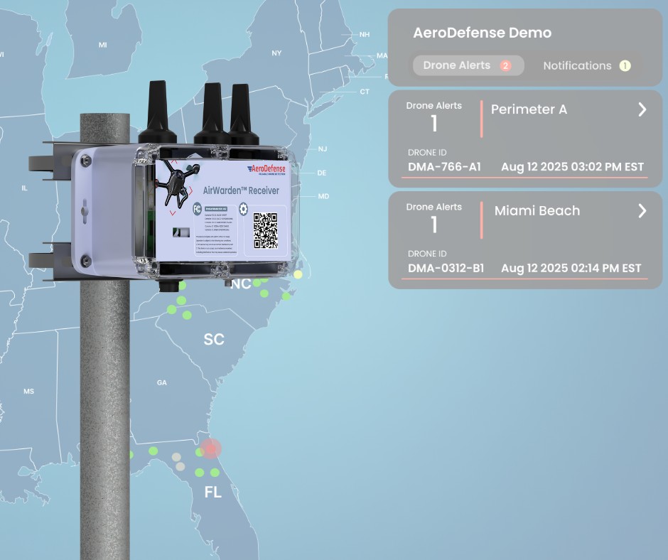 AeroDefense - The AirWarden® Remote ID Receiver makes it easy to ...