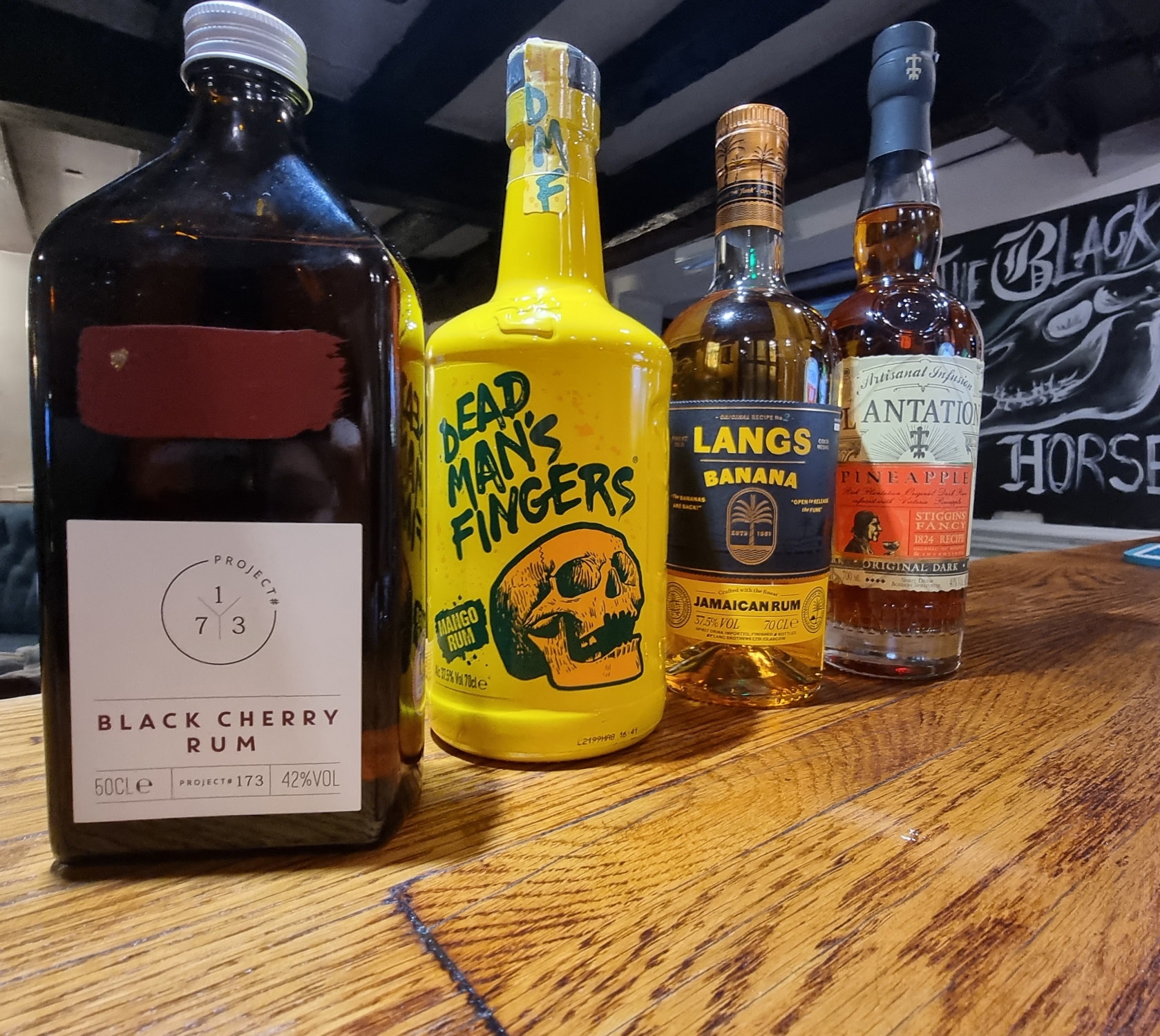 Try our new flavoured rum range, now... - The Black Horse Inn