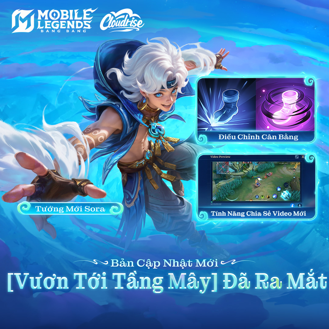 Mobile - Bản Cập Nhật Mới [Vươn Tới Tầng Mây] đã ra mắt! Tướng Mới ...