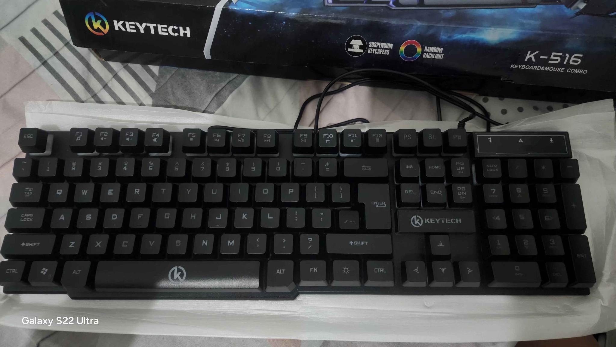 Keytech K-516 Gaming keyboard and mouse - Keyboards & Keypads - Makati ...