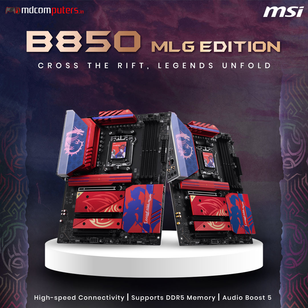Mdcomputers.in - 🔥 Dominate Every Game with the MSI B850... | Facebook