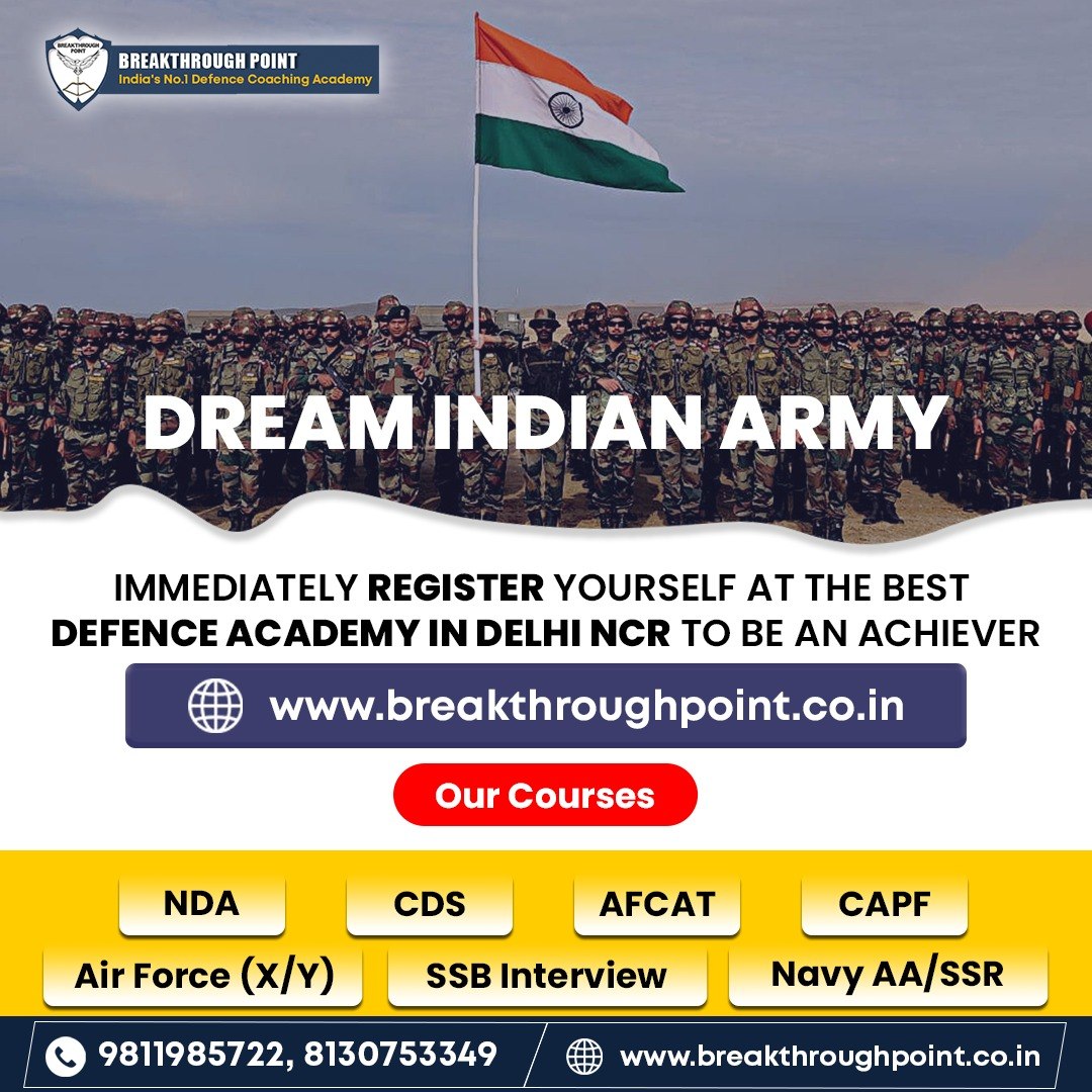 🔥 Your Dream of Joining the Indian... - BREAKTHROUGH POINT | Facebook