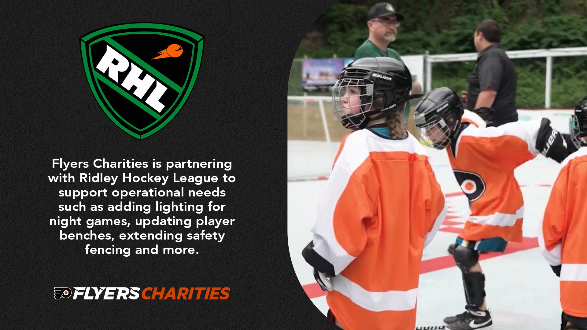 The RHL and Flyers Charities... - Ridley Hockey League - RHL | Facebook