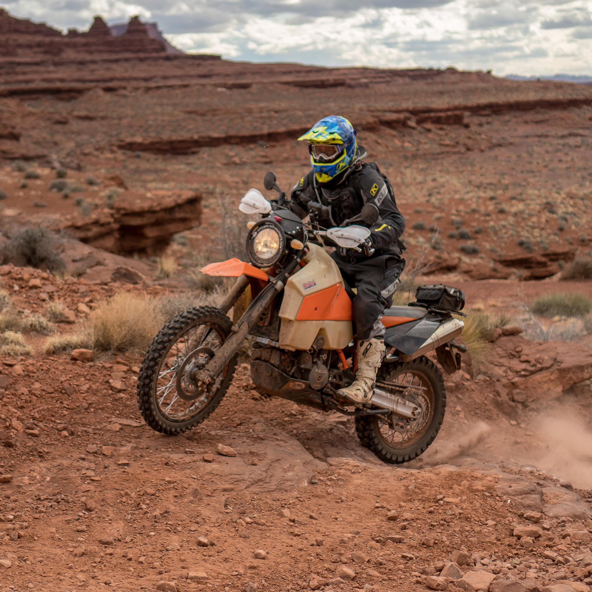 Cyclops - Rally lights, red rocks and a KTM 950 Super Enduro... You ...