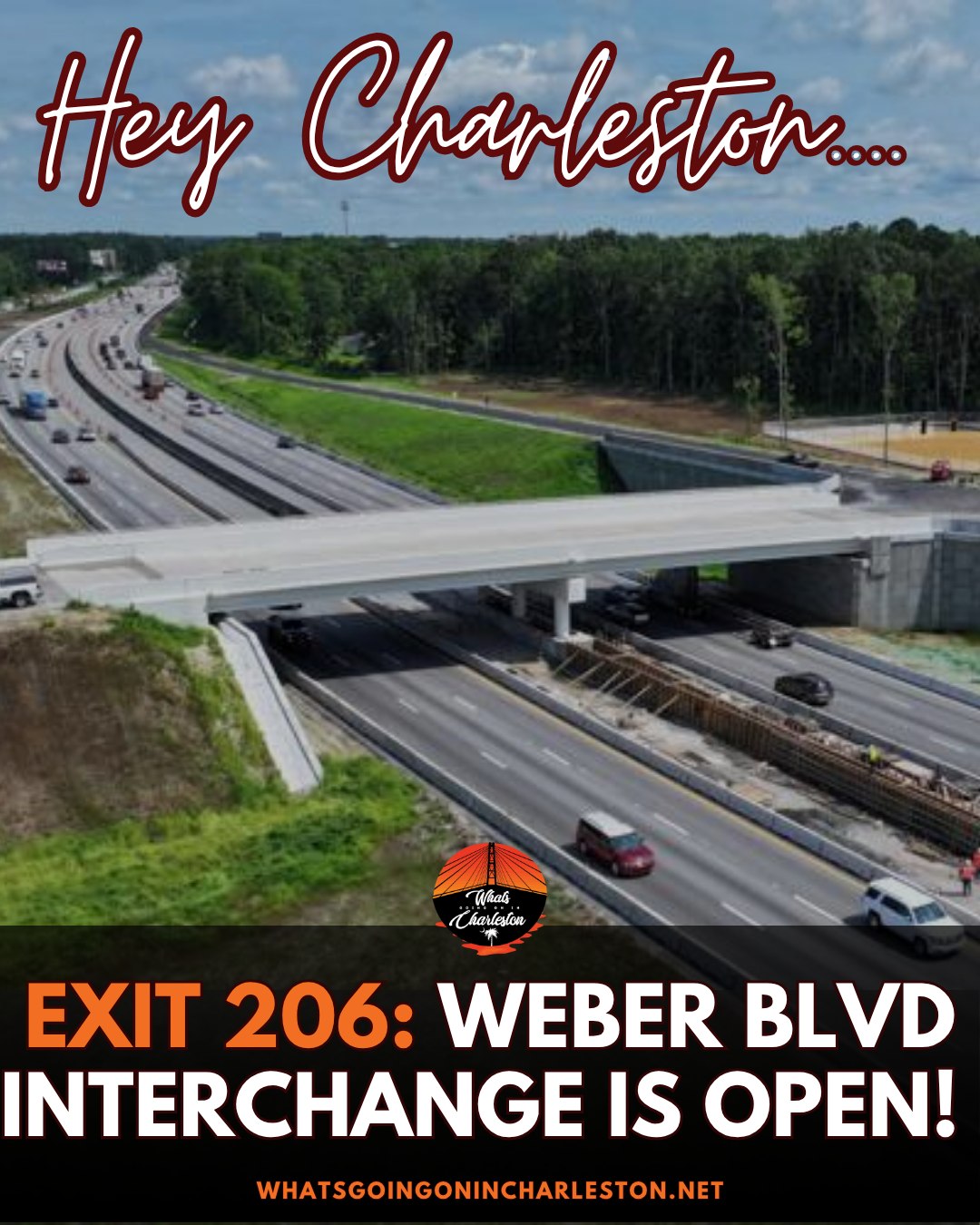 What's - 📢 HAPPENING NOW: Weber Blvd Interchange is OPEN! 🛣️ The moment ...