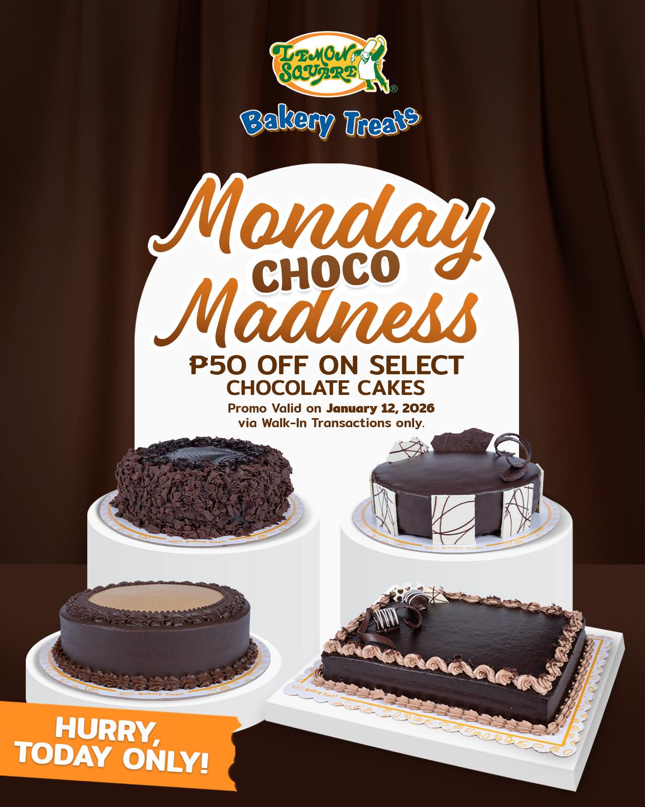 Lemon - Mondays hit different with Chocolate cake 😉 Celebrate Monday ...