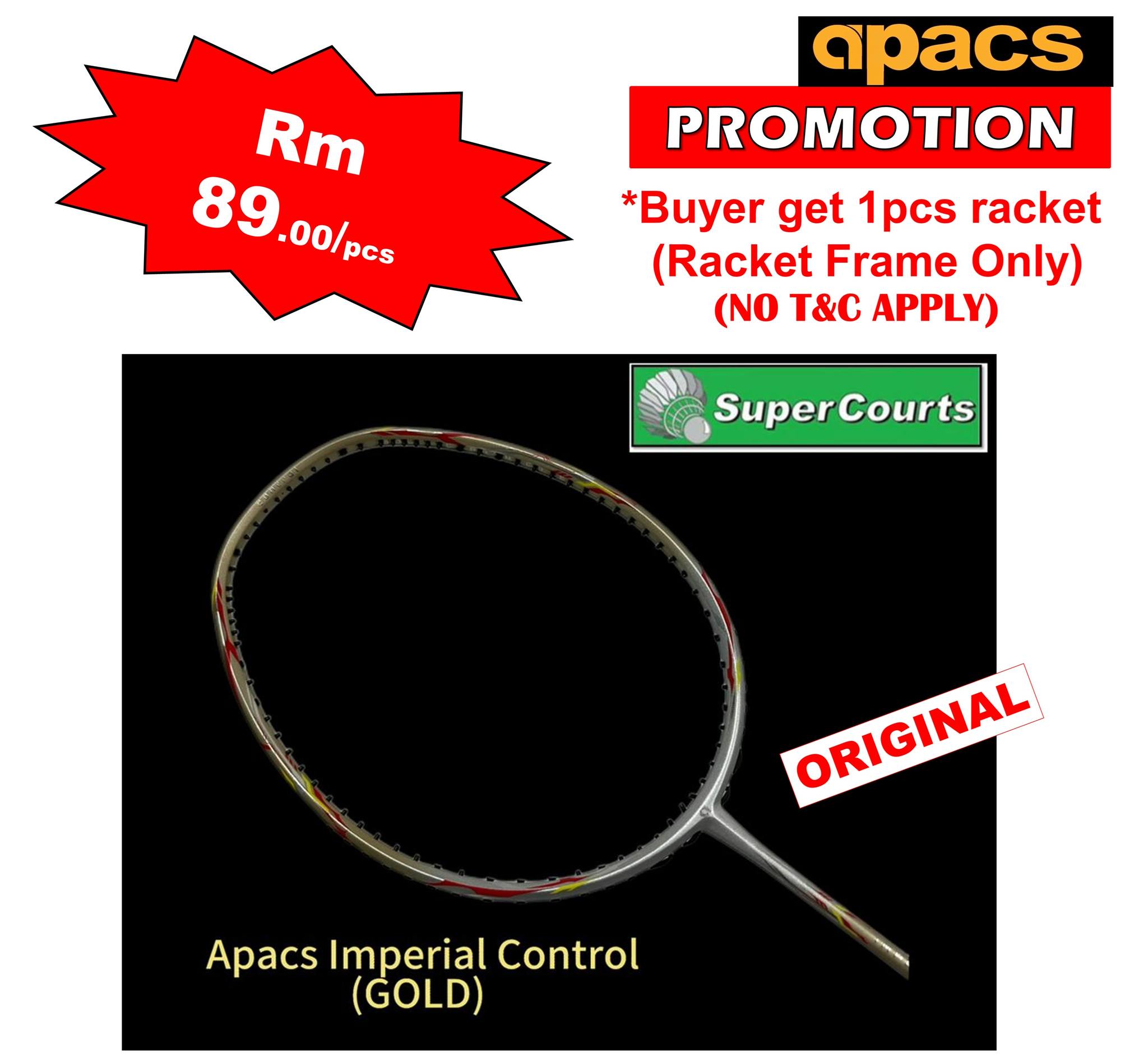 supercourts - Ready Stocks 100% Original APACS Badminton Racket ...
