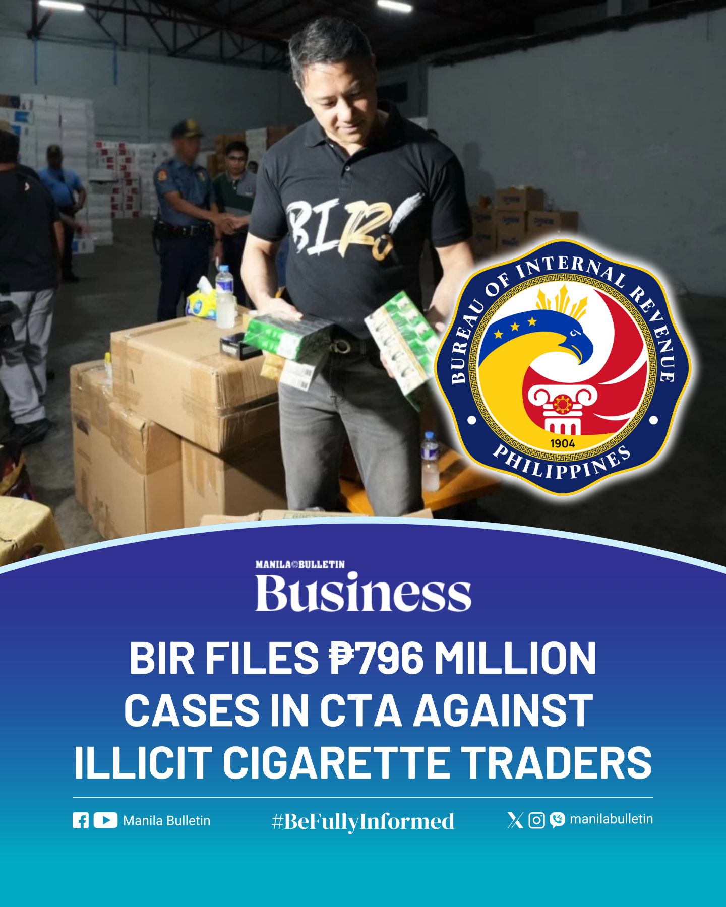 Manila - The Bureau of Internal Revenue (BIR) has elevated two tax ...