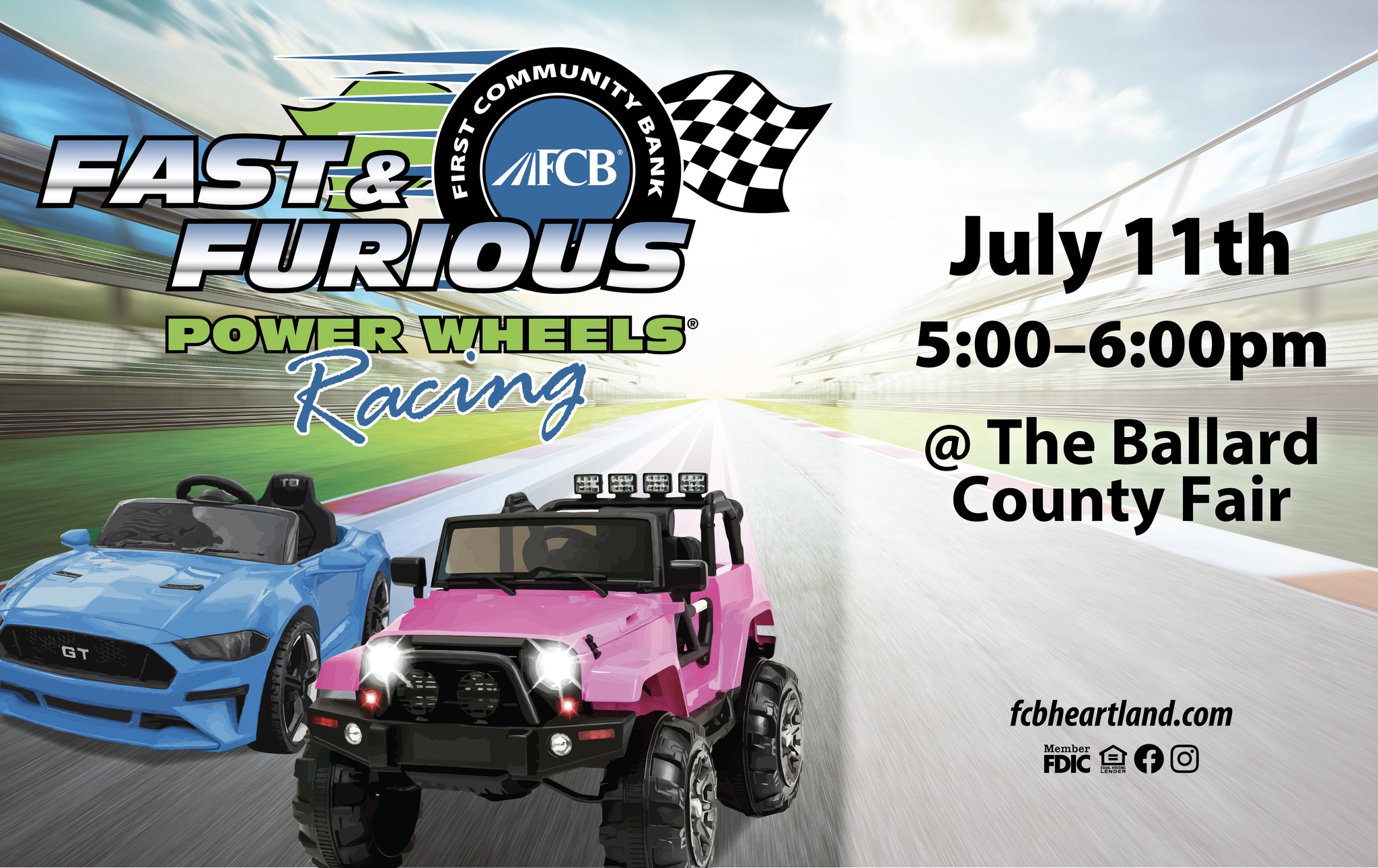 Fast & Furious Power WheelsⓇ Race at The Ballard County Fair