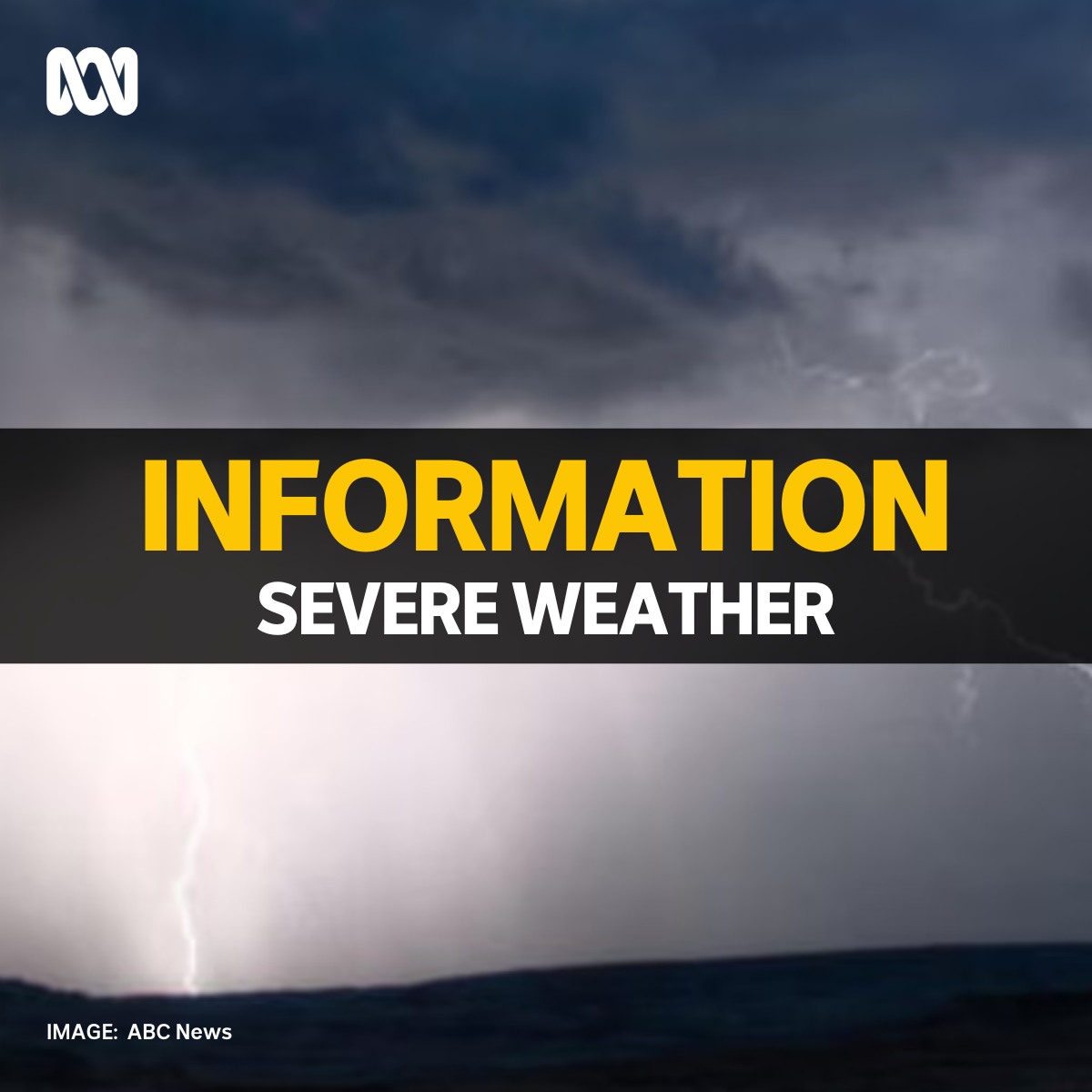 ABC - Severe Weather ⛈️ DAMAGING WINDS, LARGE HAILSTONES and HEAVY ...